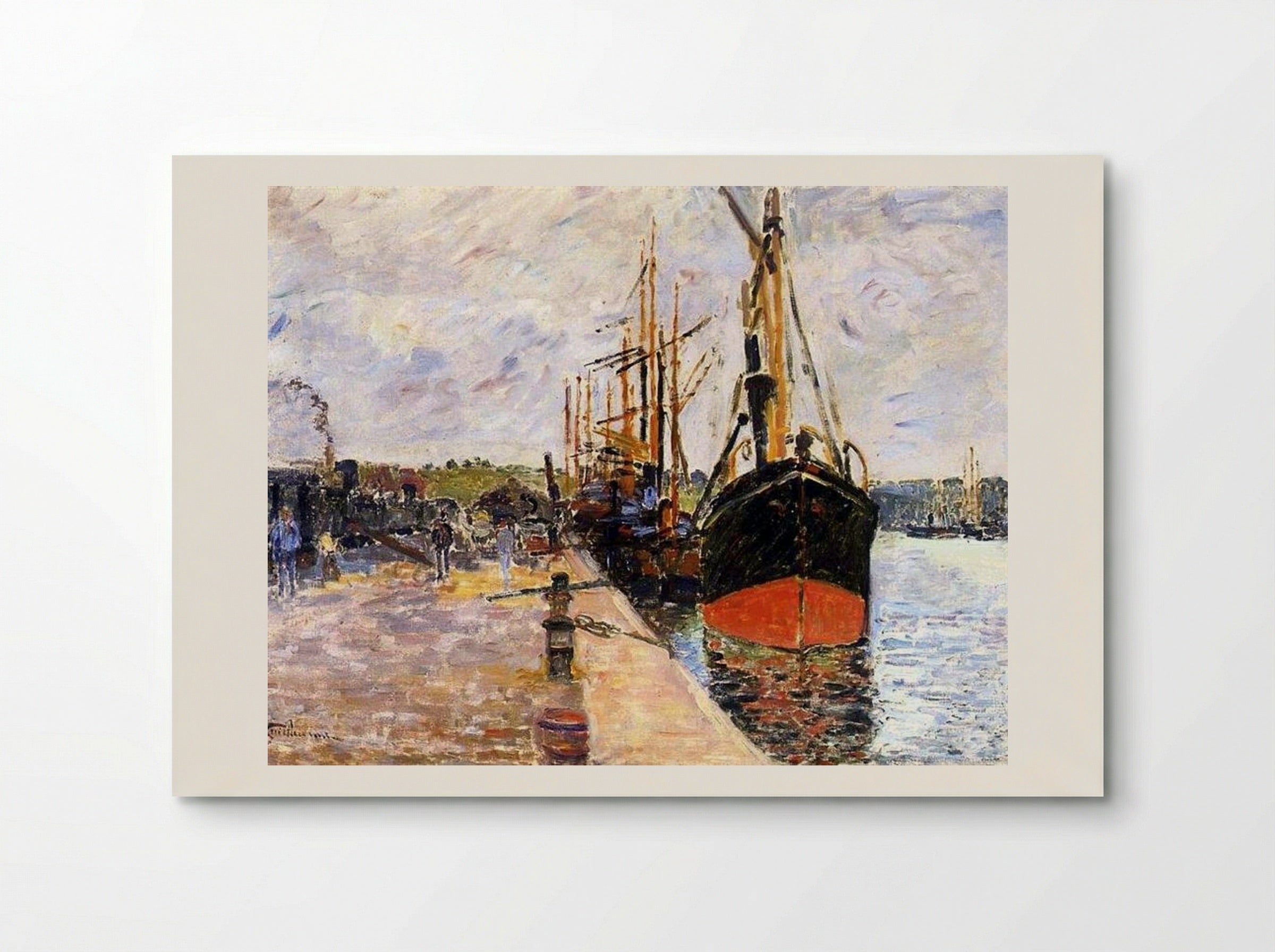 Vue de port - Armand Guillaumin - Poster