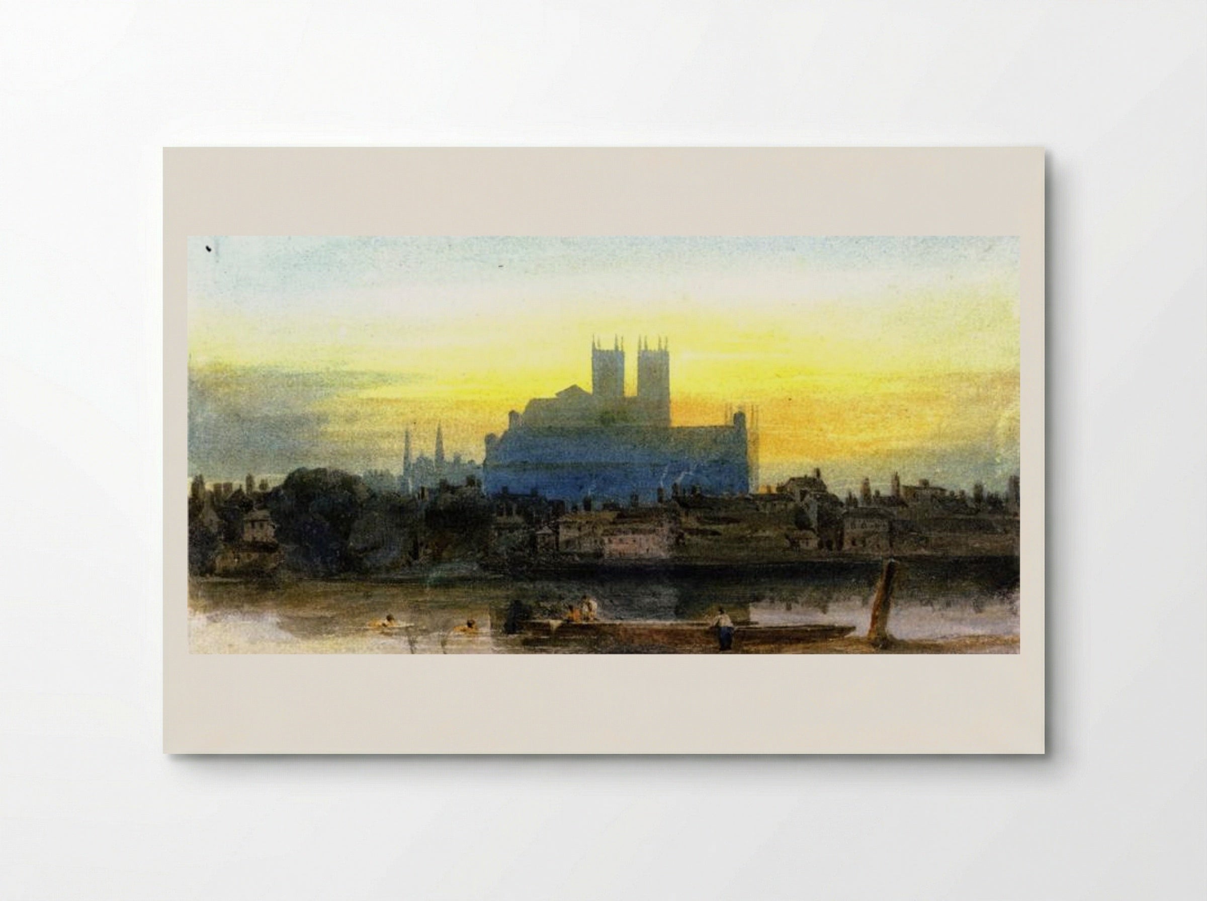 Westminster from Lambeth - David Cox - Poster