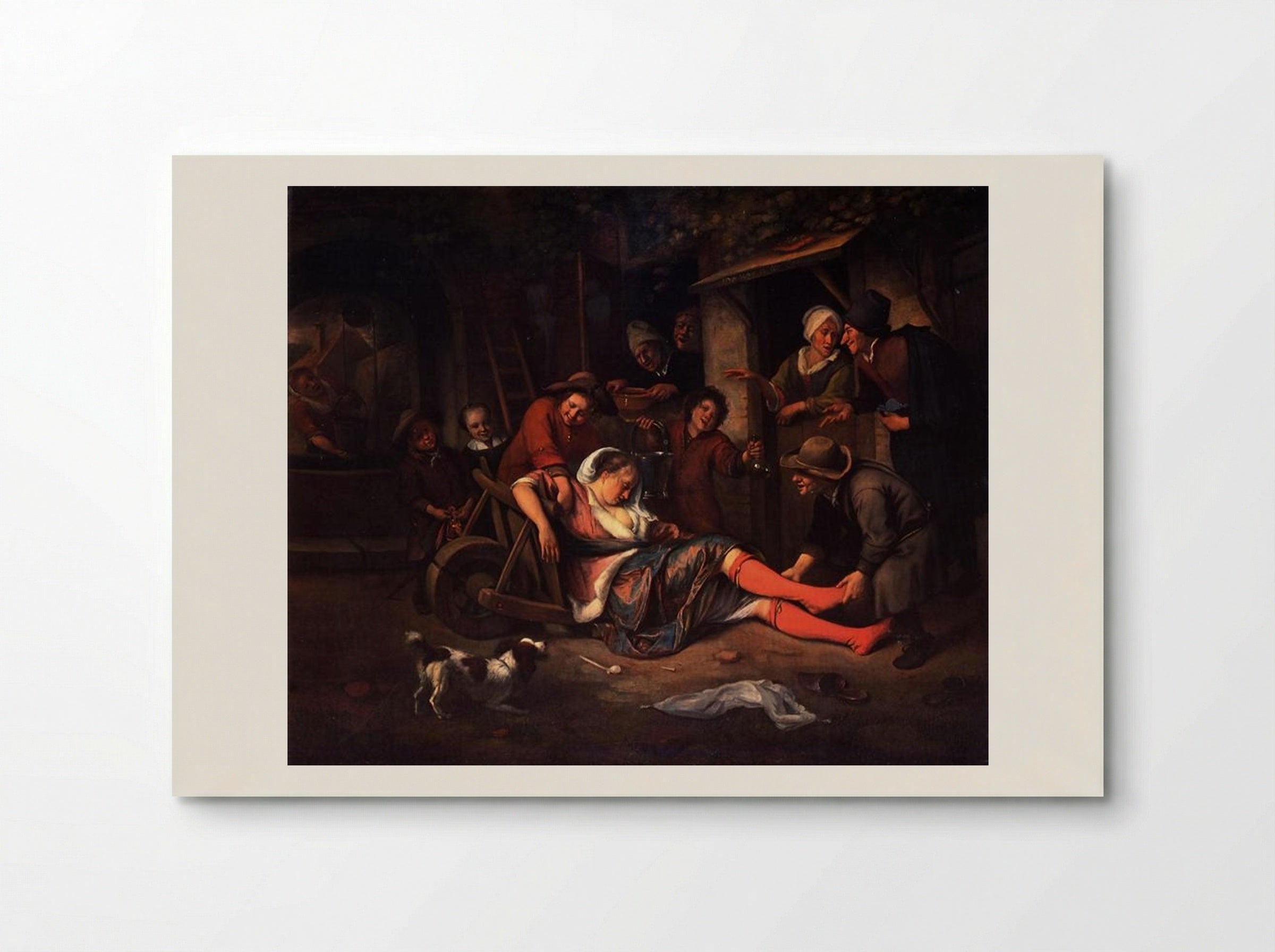 Wine is a Mocker - Jan Steen - Poster