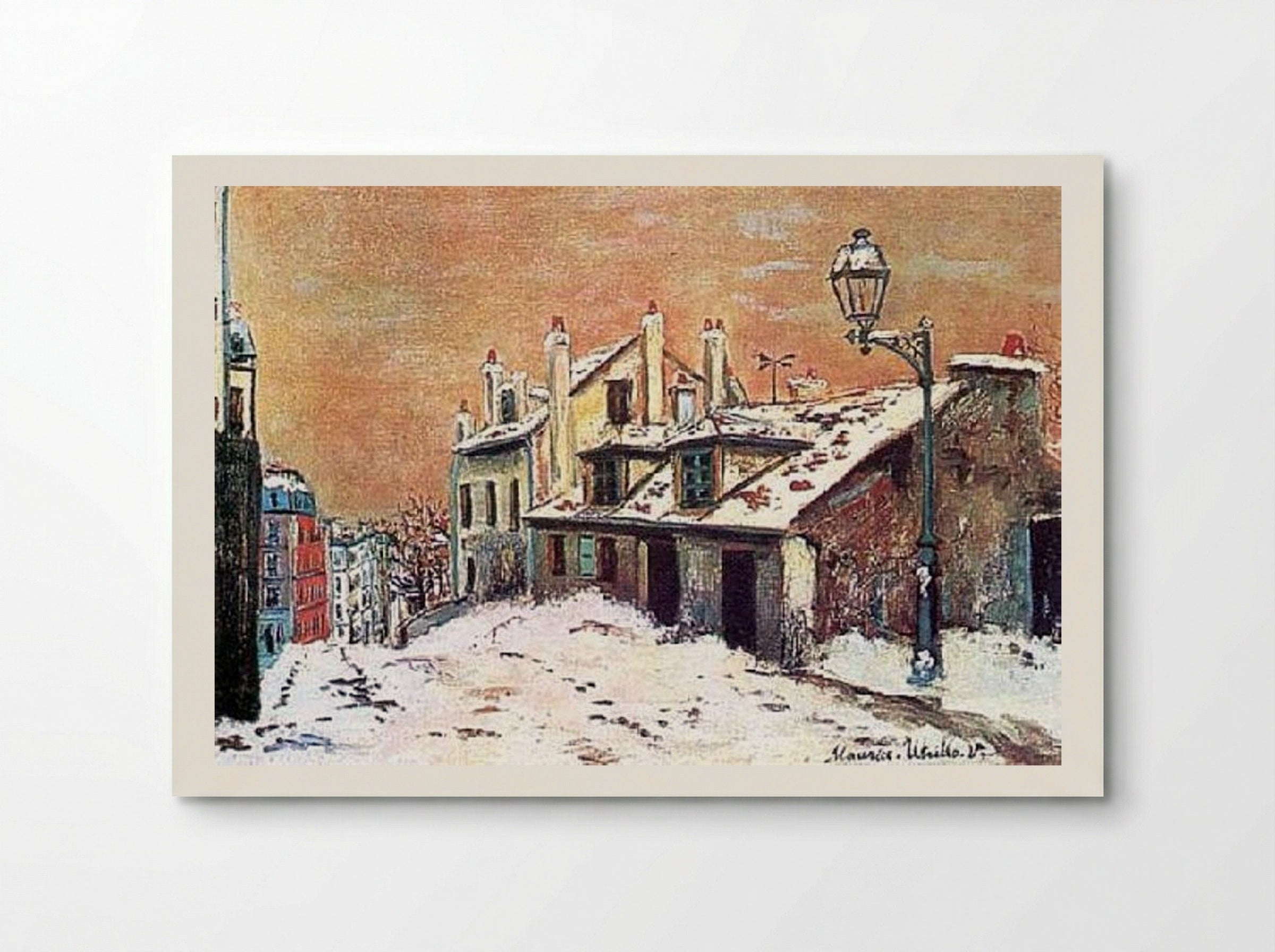 Winter Scene (Maurice Utrillo) - Maurice Utrillo - Poster