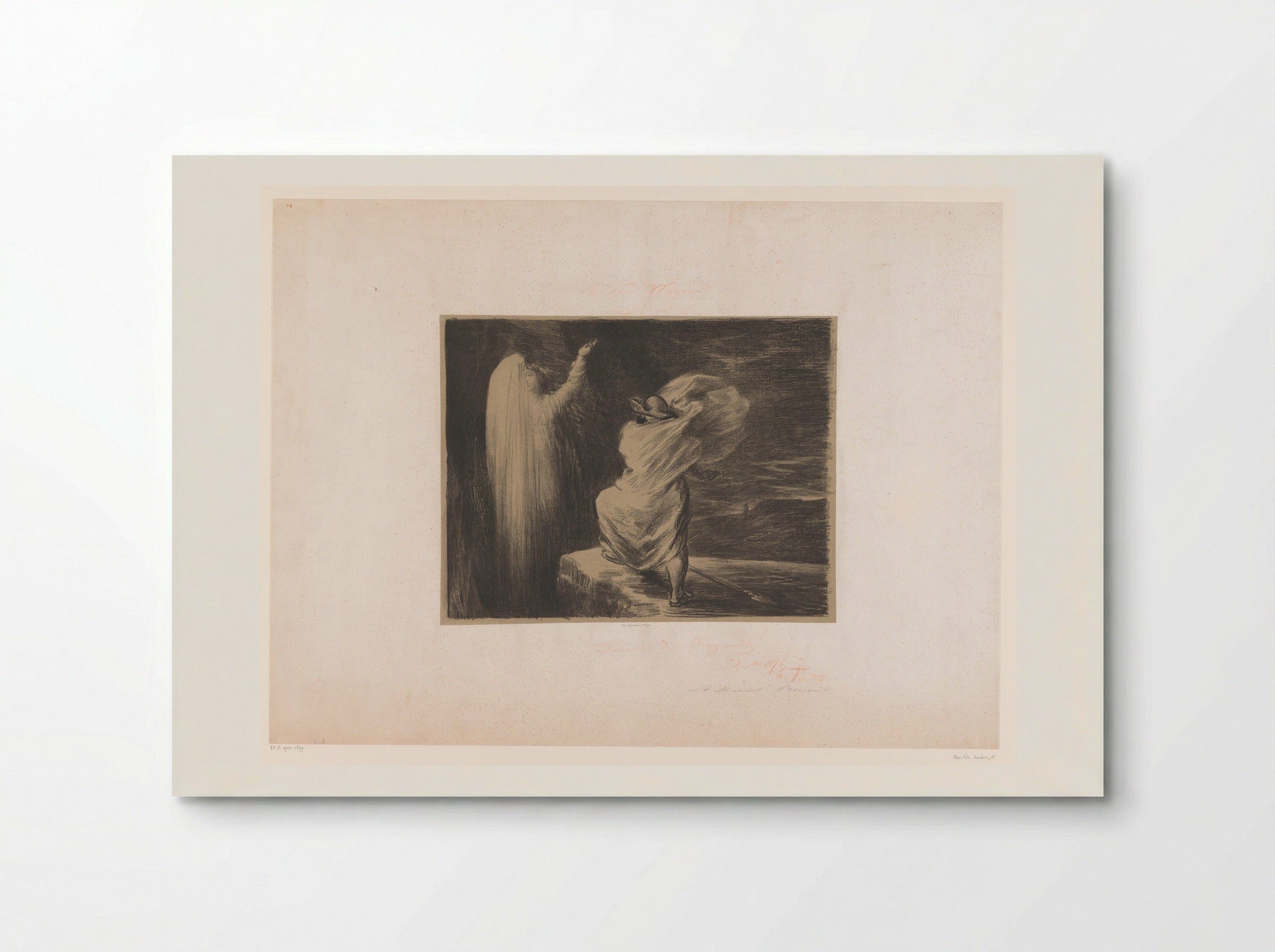 Wotan Summons Erda - Henri Fantin-Latour - Poster