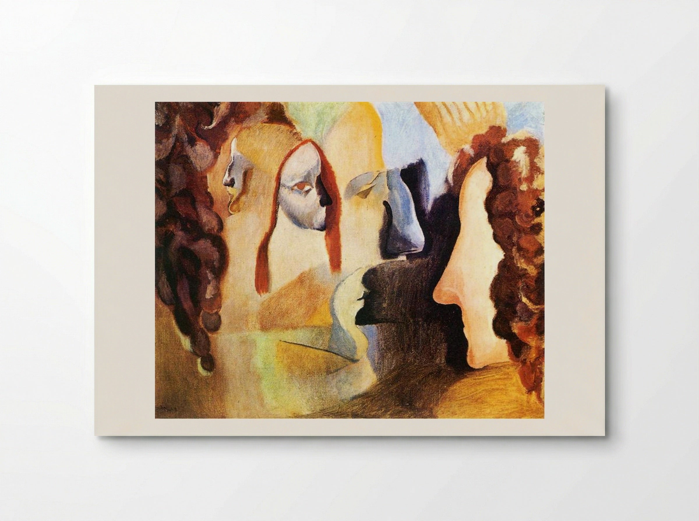 Yvonne and Magdeleine Torn in Tatters - Marcel Duchamp - Poster