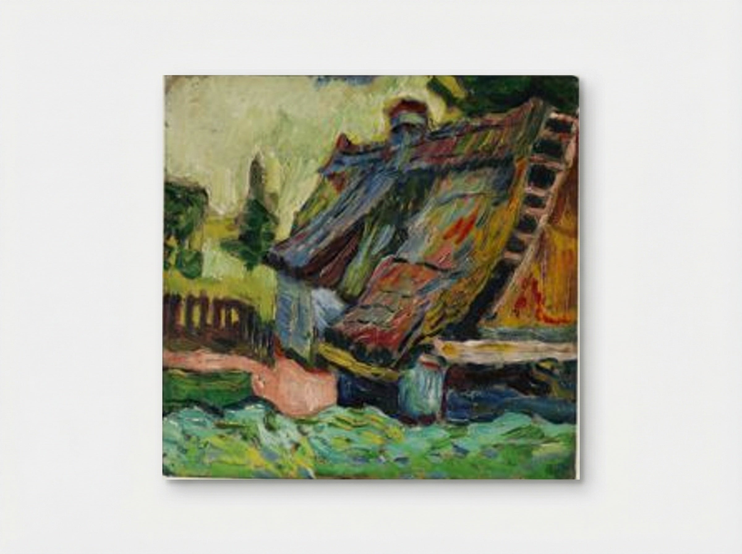 Zerfallenes Haus (Dilapidated House) - Max Pechstein - Poster