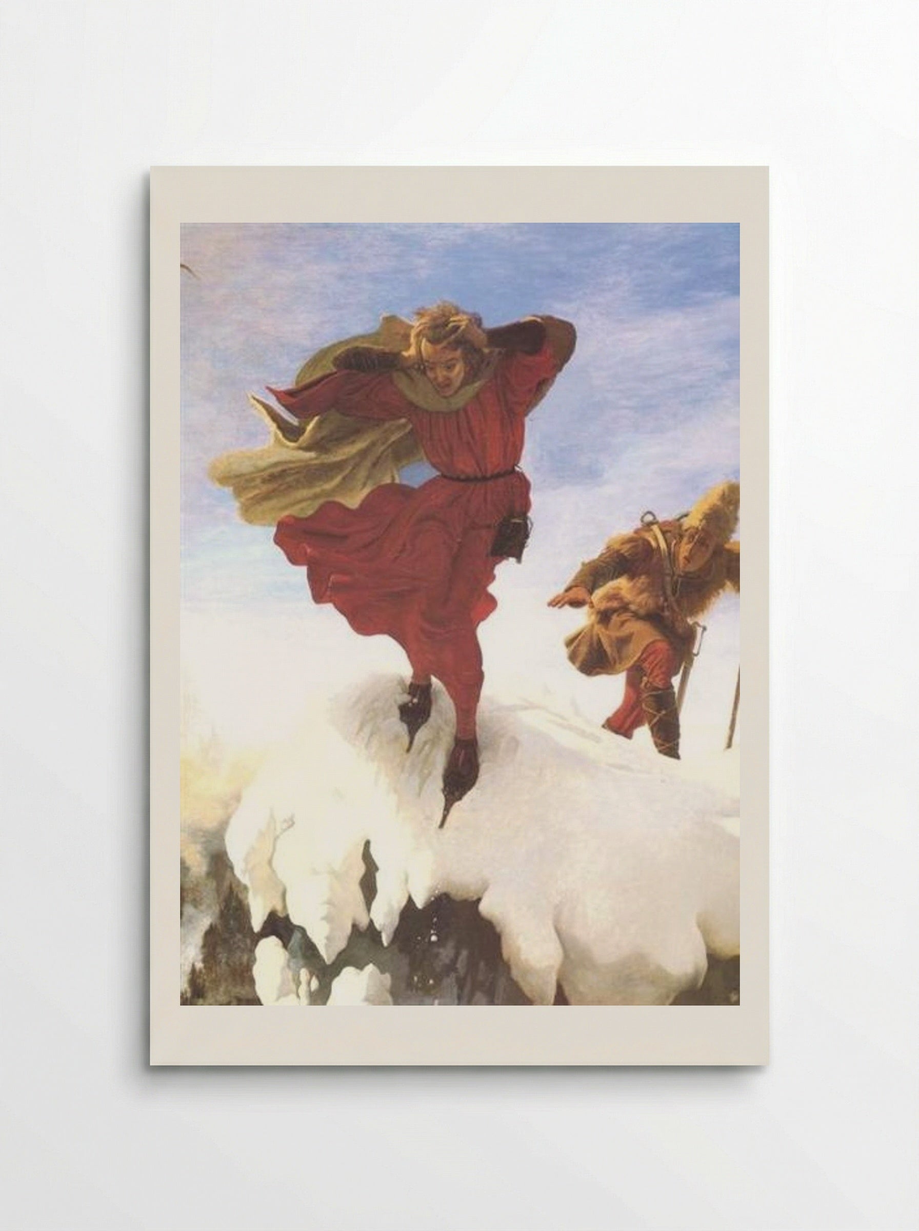 Manfred on the Jungfrau - Ford Madox Brown - Poster