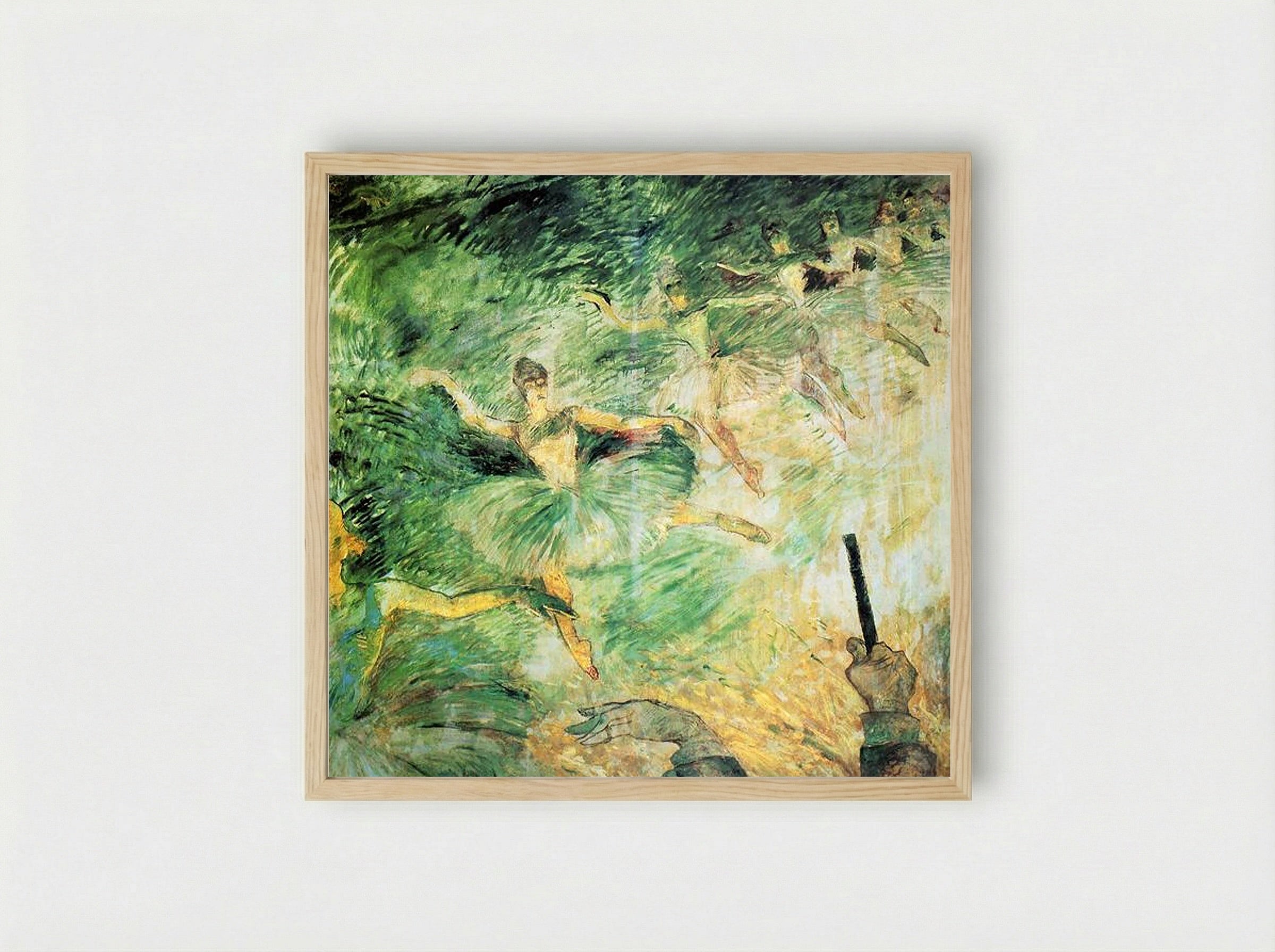 Ballet Dancers - Henri de Toulouse-Lautrec - Framed Print Wood