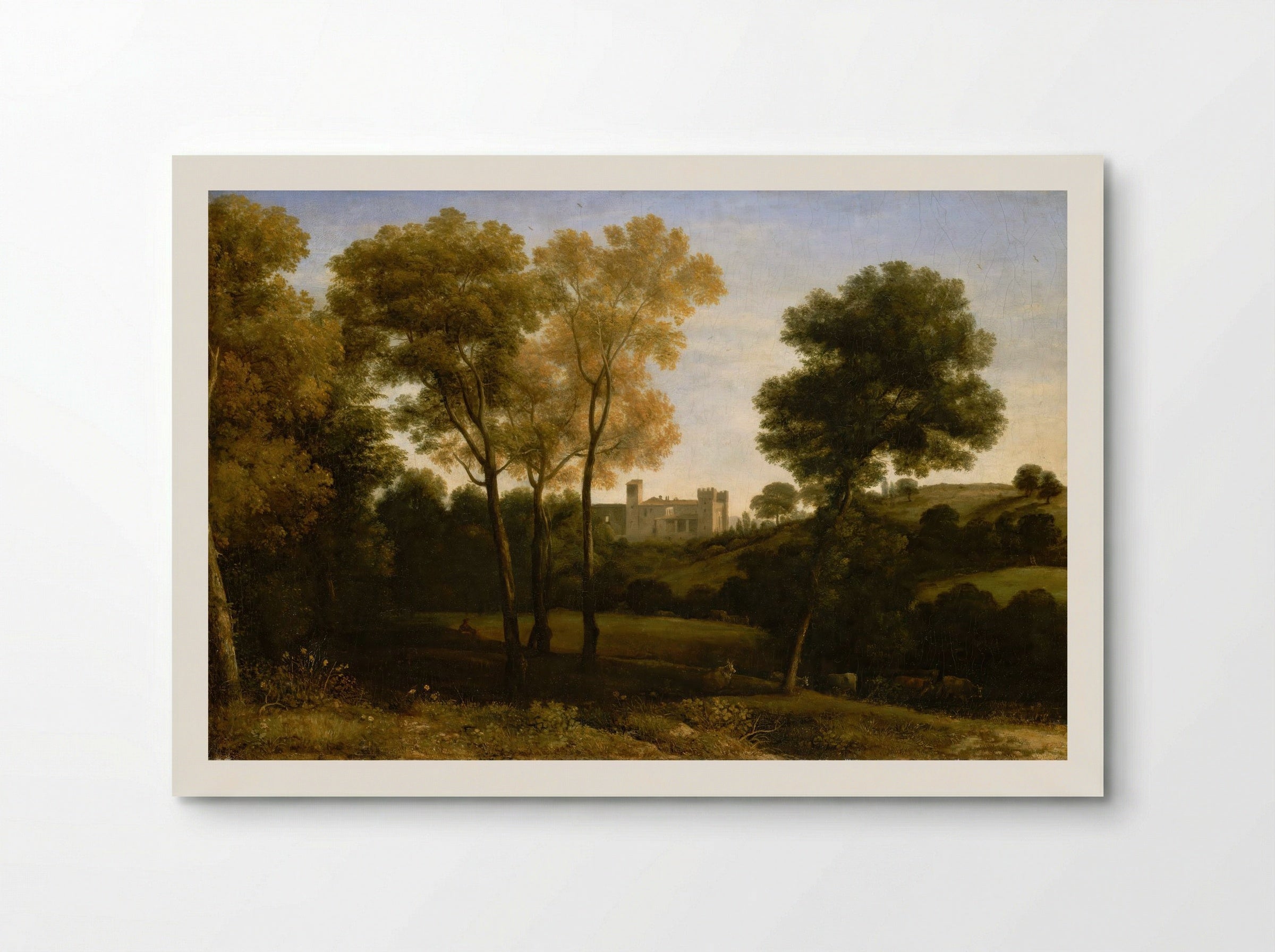 View of La Crescenza - Claude Lorrain - Poster