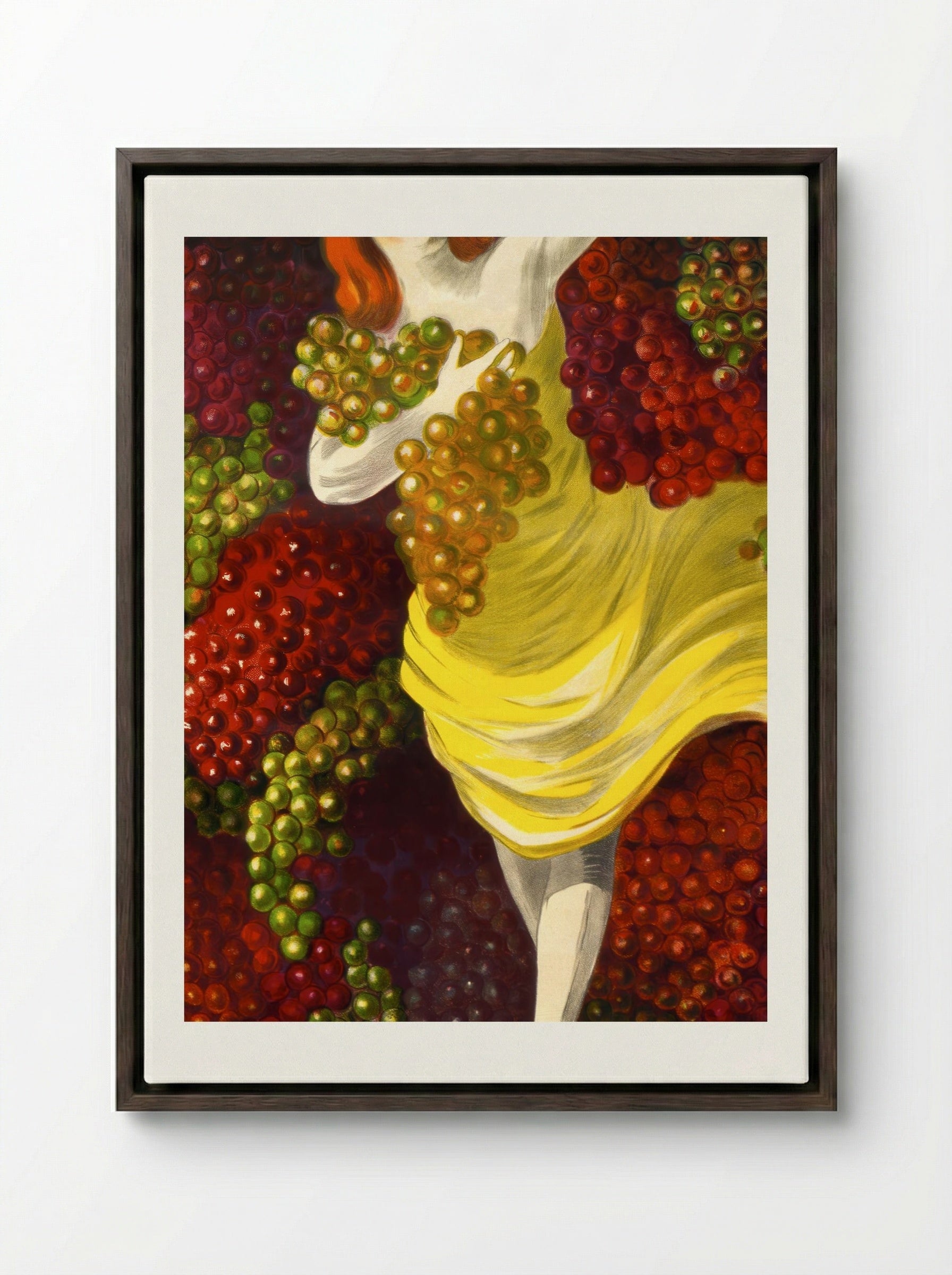 Liqueur Cordial-Médoc - G. A. Jourde - Bordeaux - Leonetto Cappiello - Framed Canvas Dark Wood