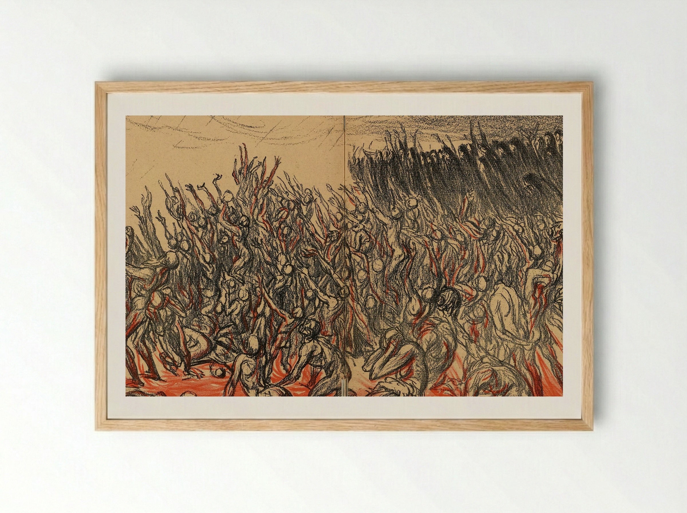 La Vision de Hugo - Théophile Alexandre Steinlen - Framed Print Wood