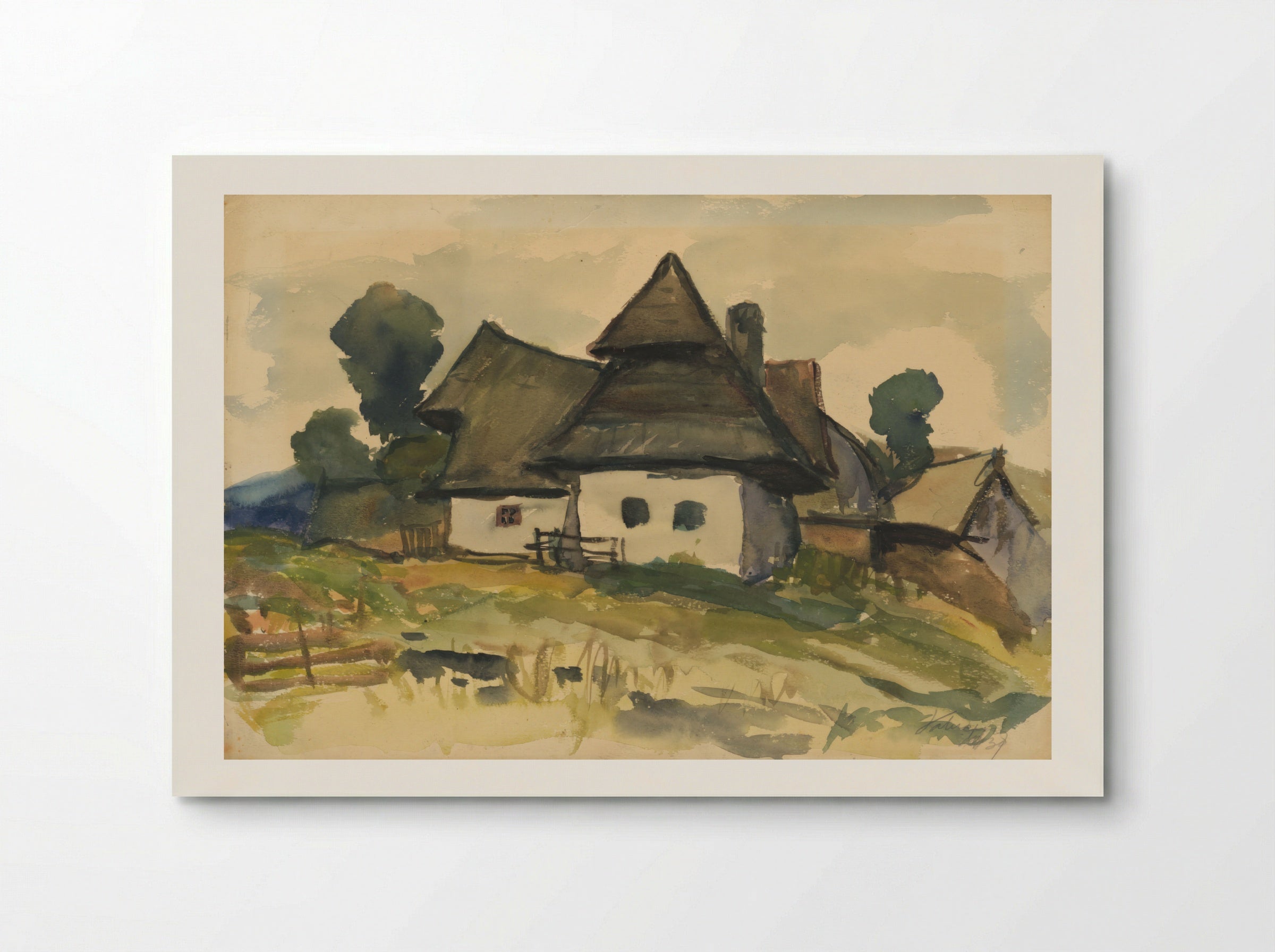 Village Motif - Zolo Palugyay - Poster