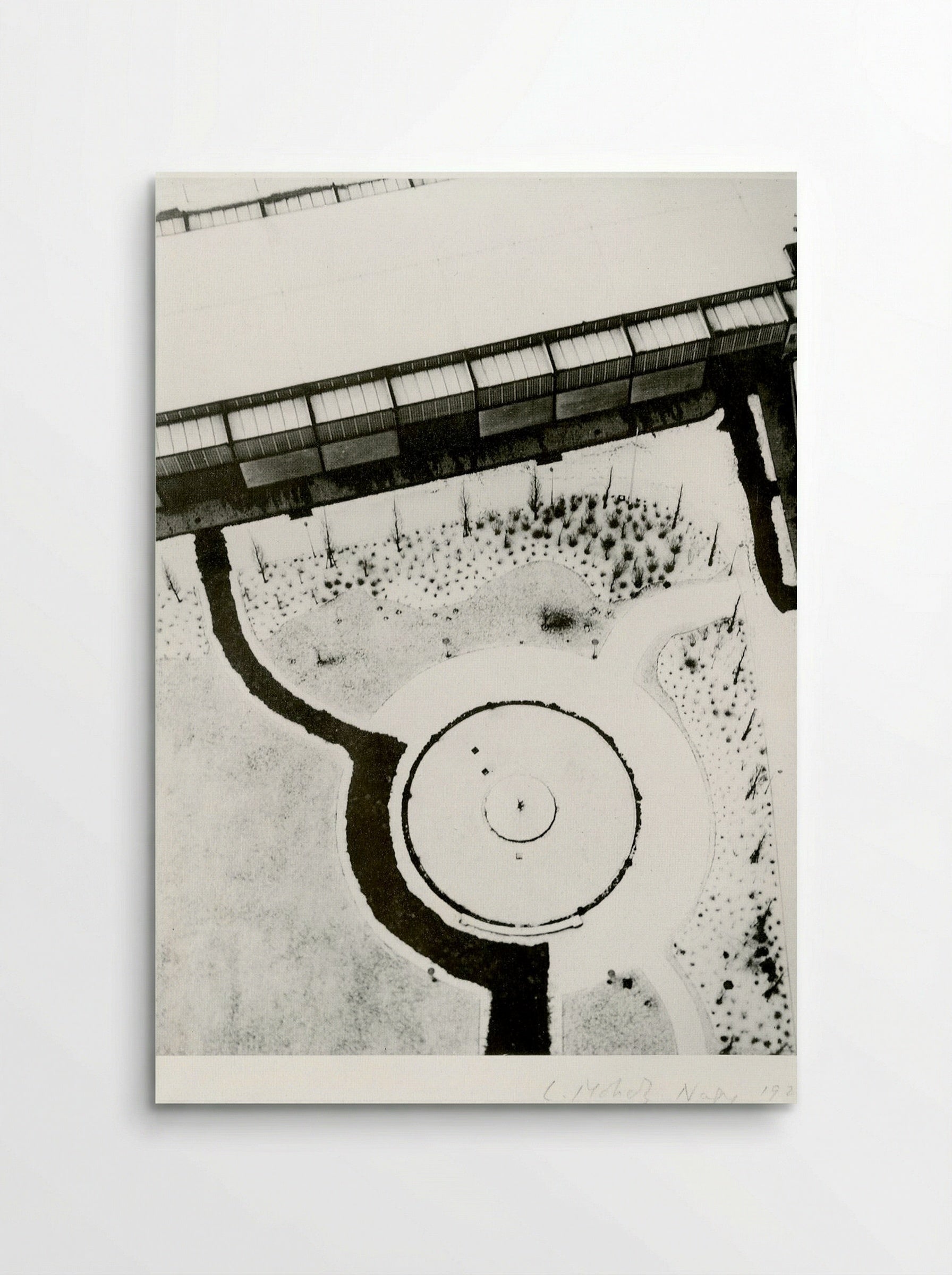 View from the Berlin Radio Tower in Winter - László Moholy-Nagy - Poster