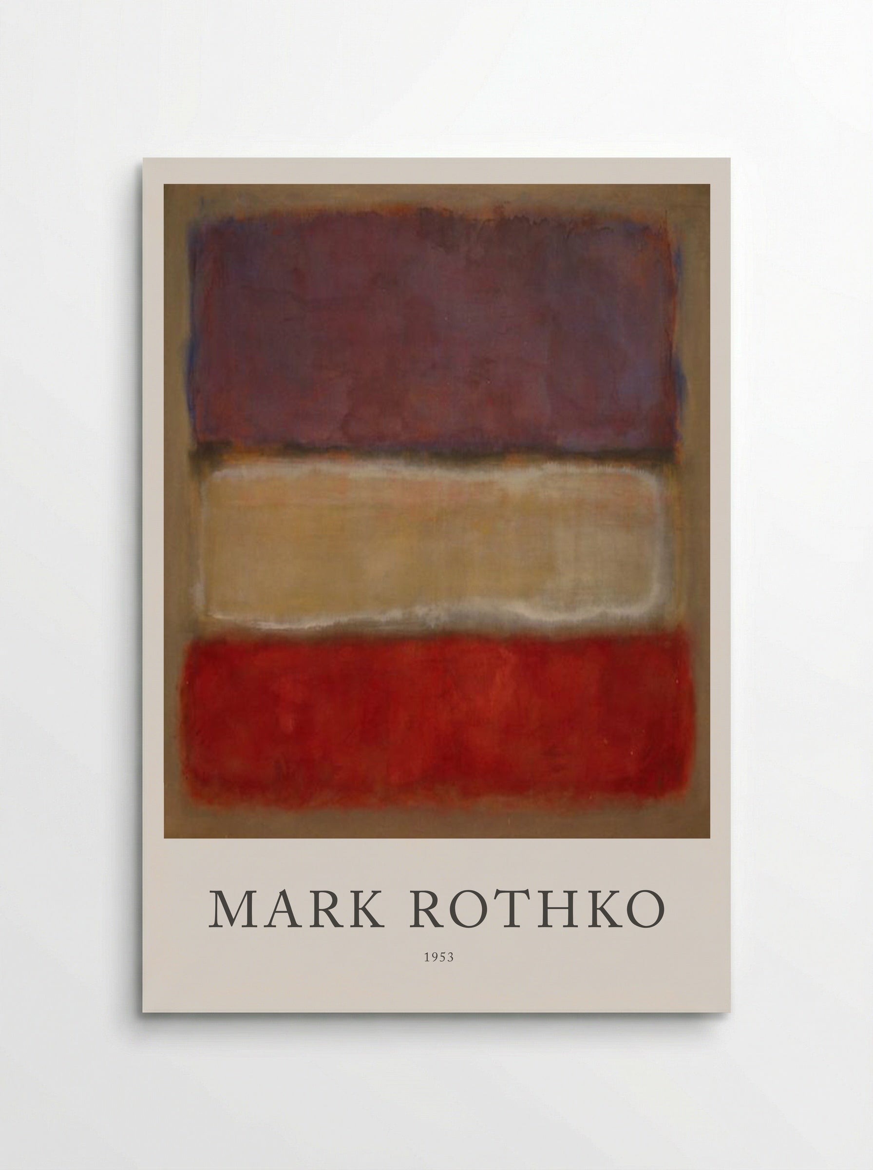 Untitled (Three Rectangles, Colour Field Painting) - Mark Rothko - Poster