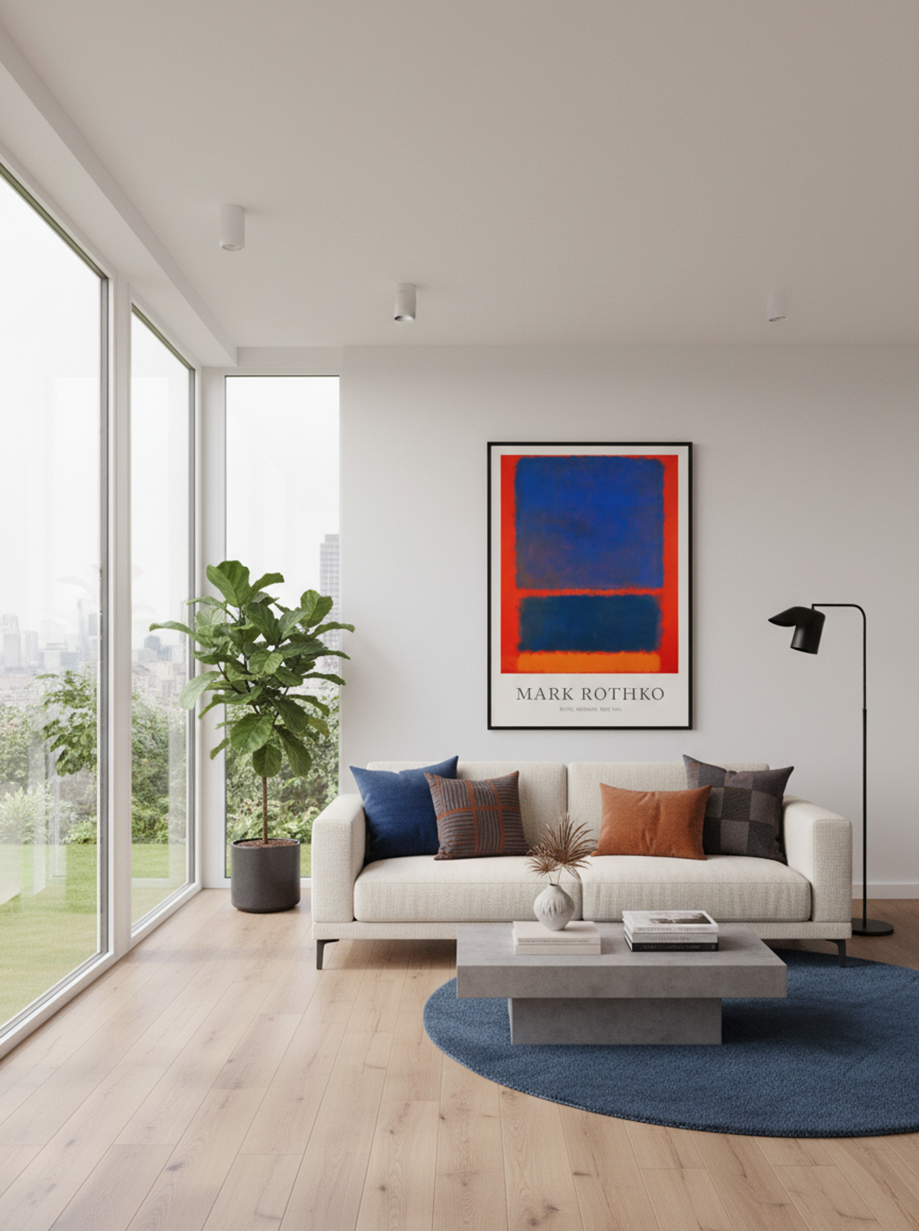 Blue, Orange, Red - Mark Rothko - Lifestyle