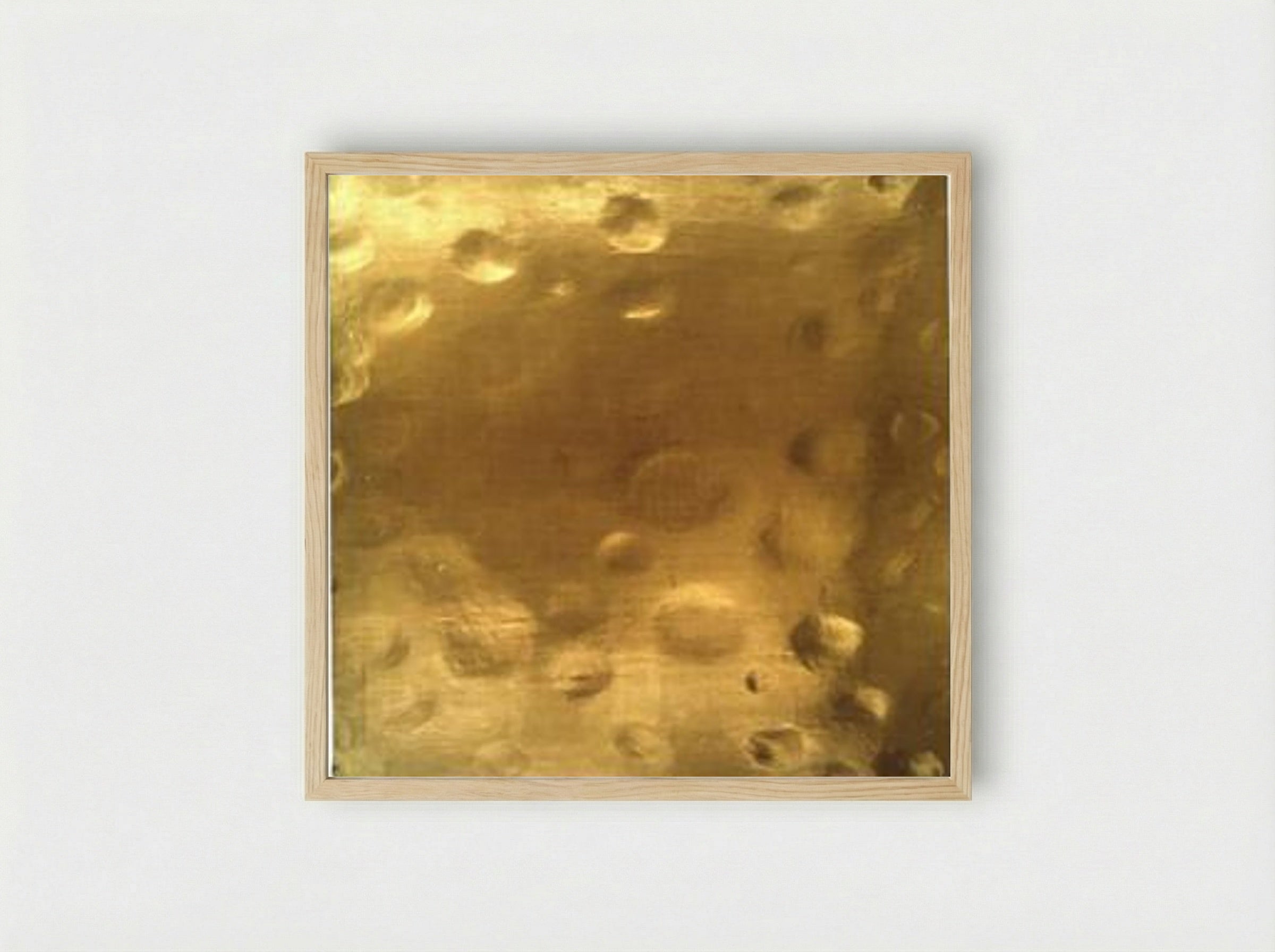Untitled Monogold - Yves Klein - Framed Print Wood