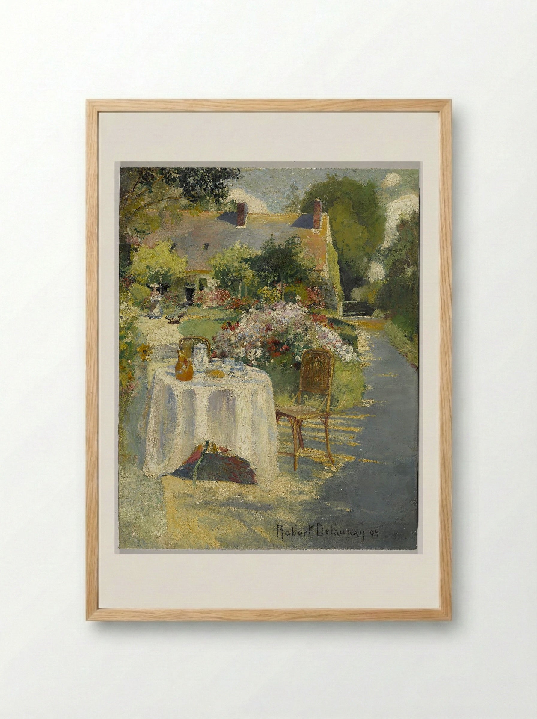 In the Garden - Robert Delaunay - Framed Print Wood