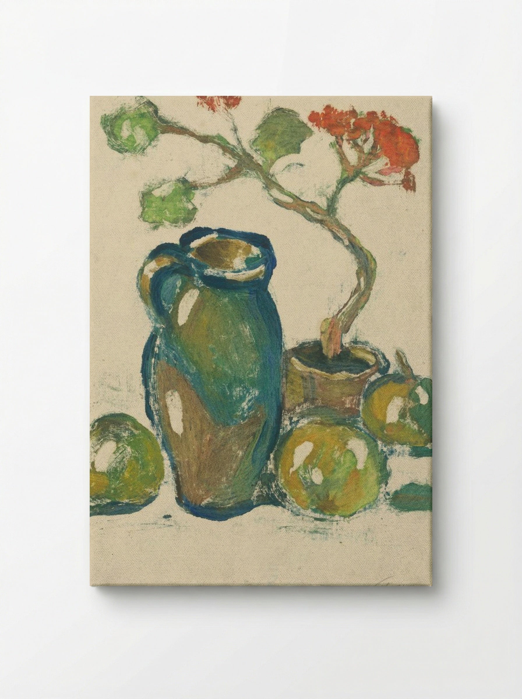 Still Life with Pitcher and Fruit - Zolo Palugyay - Canvas