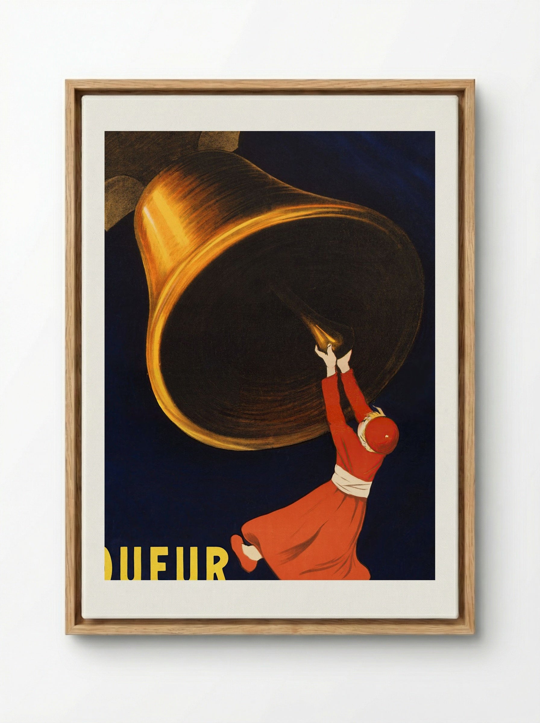 Angelus, Liqueur des Salesiens de Dom Bosco - Leonetto Cappiello - Framed Canvas Wood