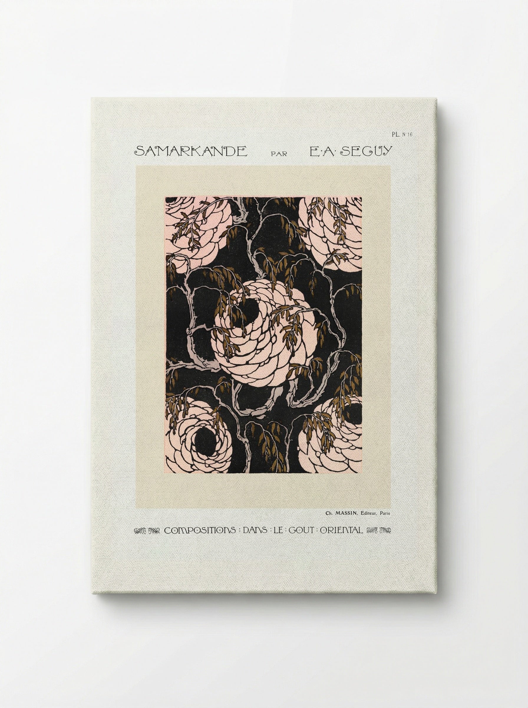 Samarkande (Plate 16, Compositions in the Oriental Style) - Émile-Allain Séguy - Canvas