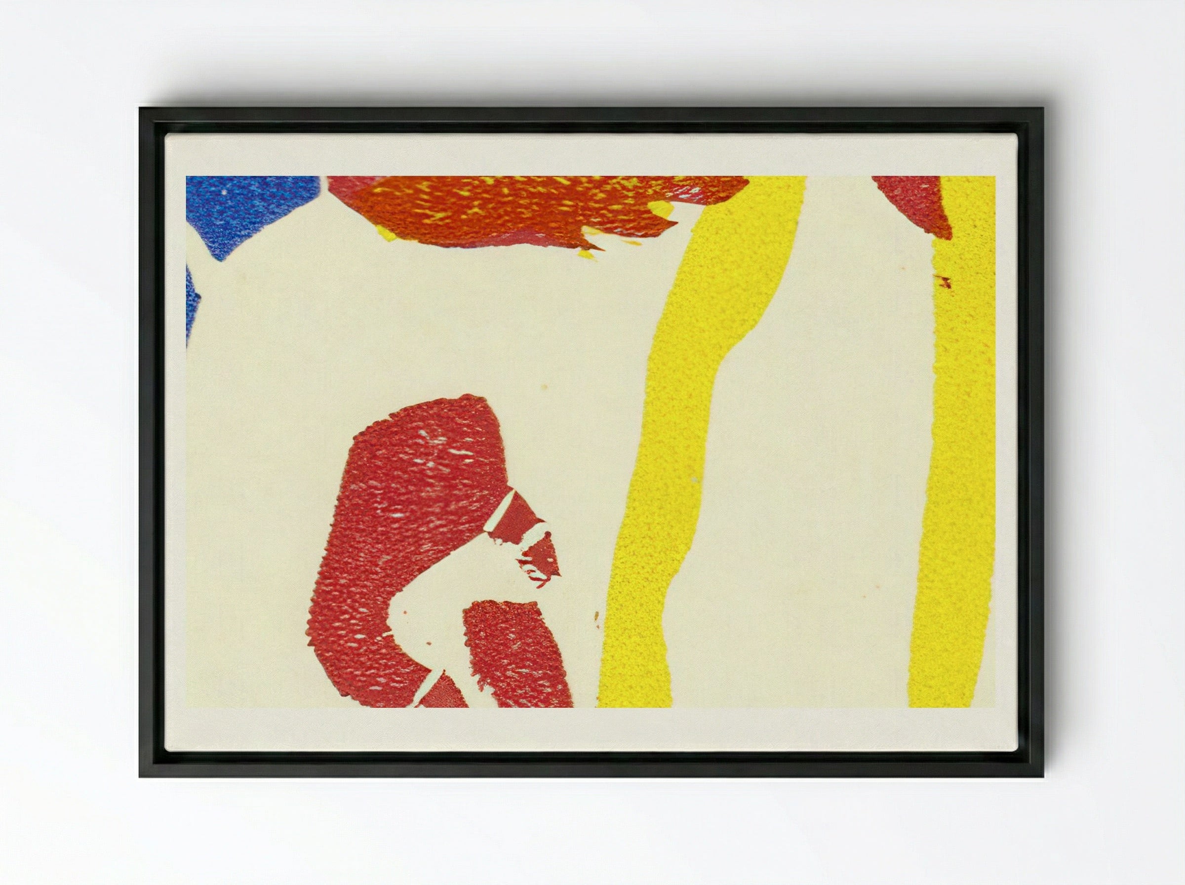 Klänge - Wassily Kandinsky - Framed Canvas Black