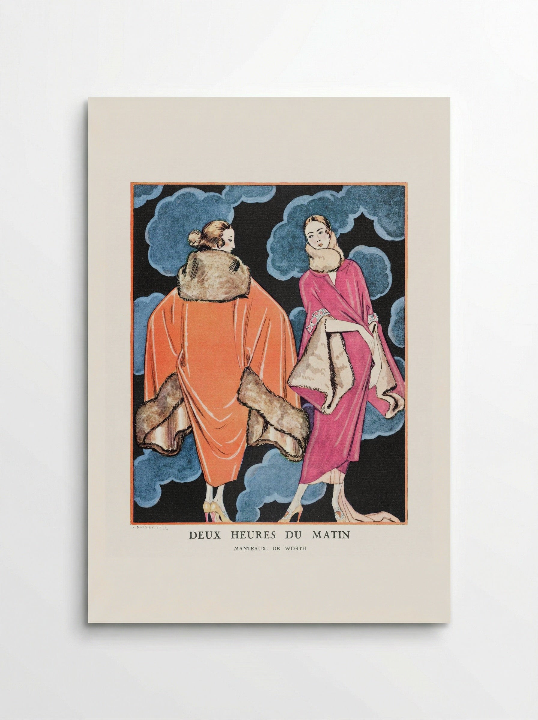Deux Heures du Matin, Manteaux de Worth - George Barbier - Poster