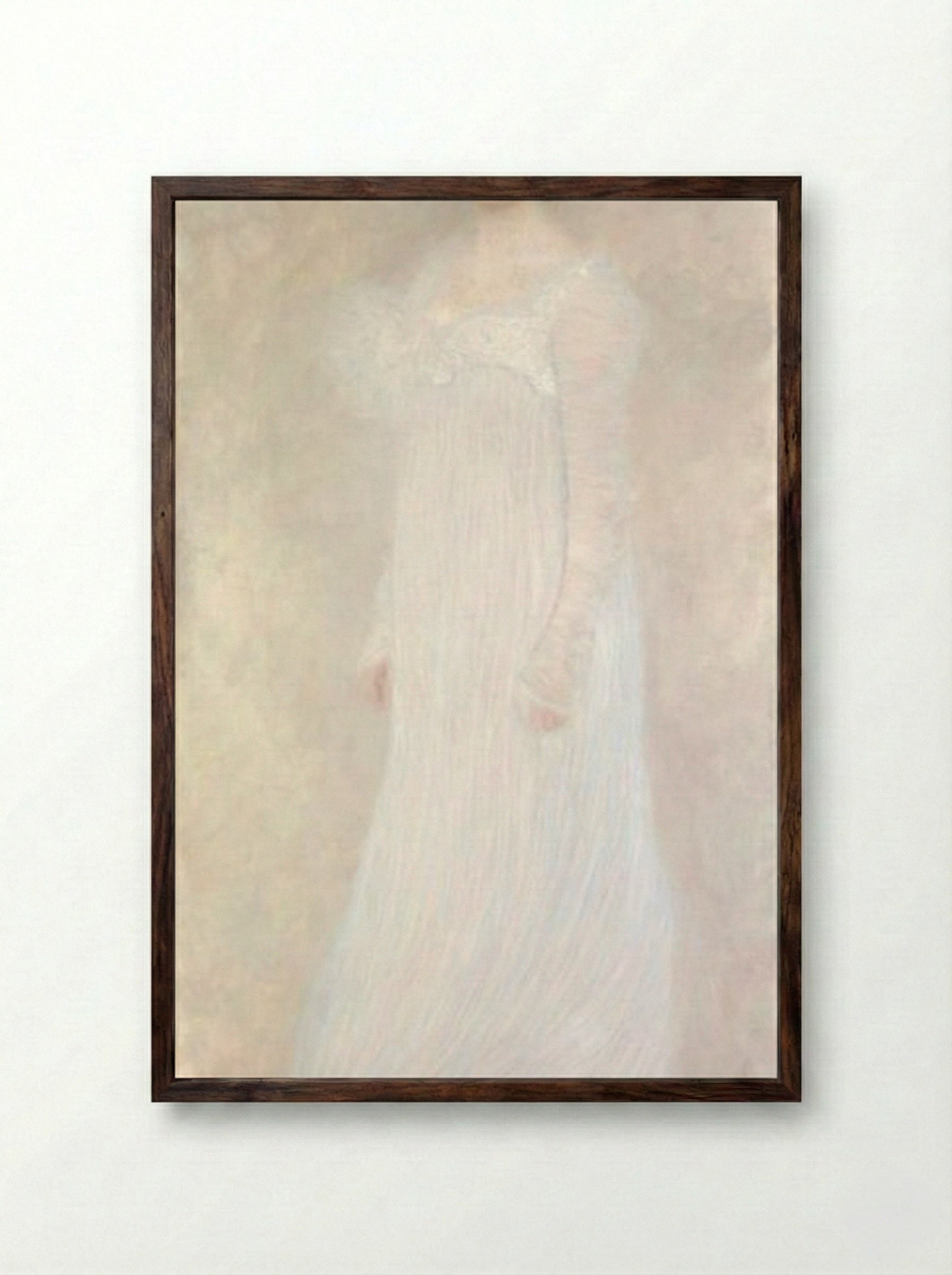 Serena Pulitzer Lederer - Gustav Klimt - Framed Print Dark Wood