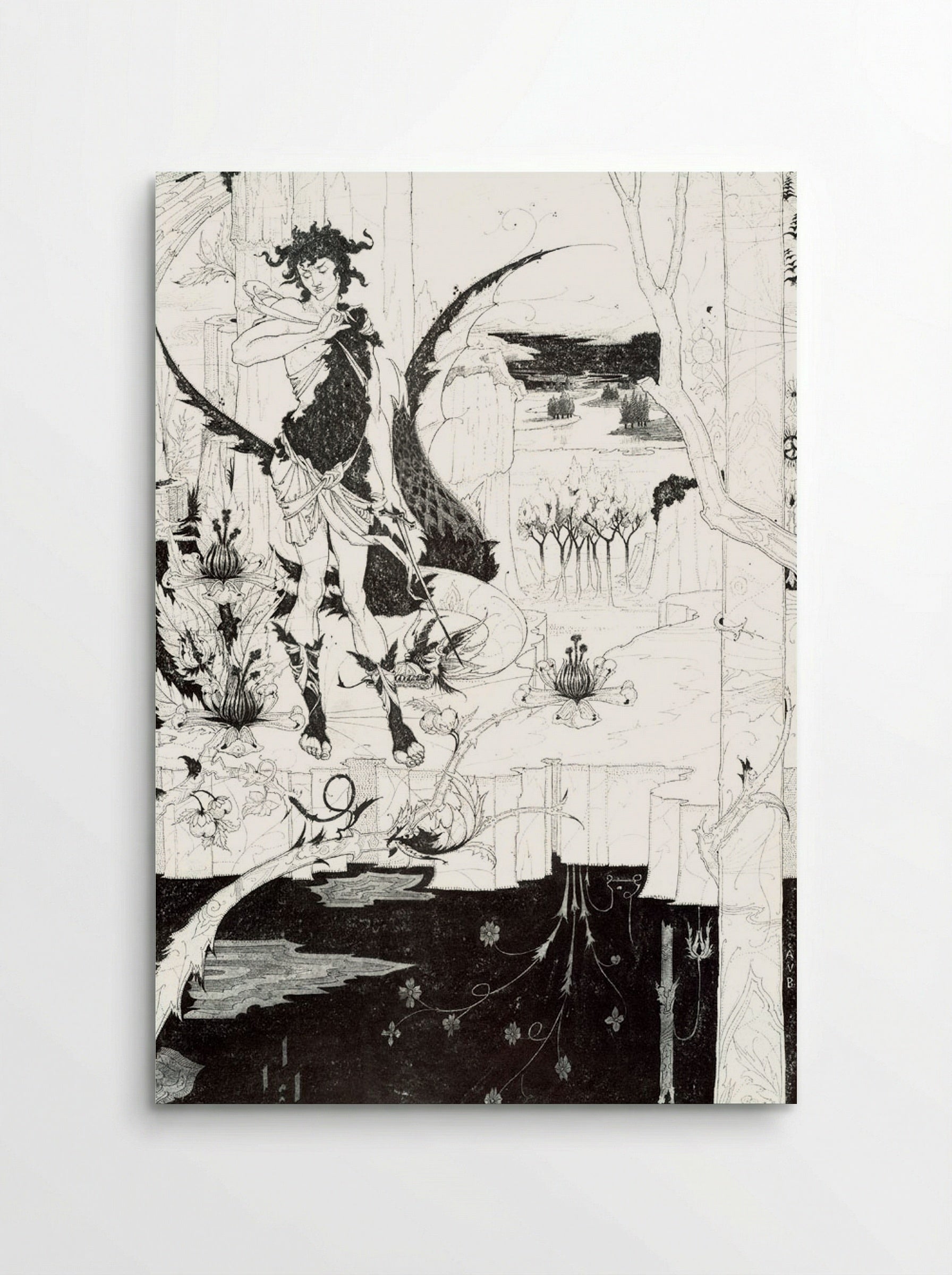 Illustration to _Siegfried_, Act II - Arthur Rackham - Poster