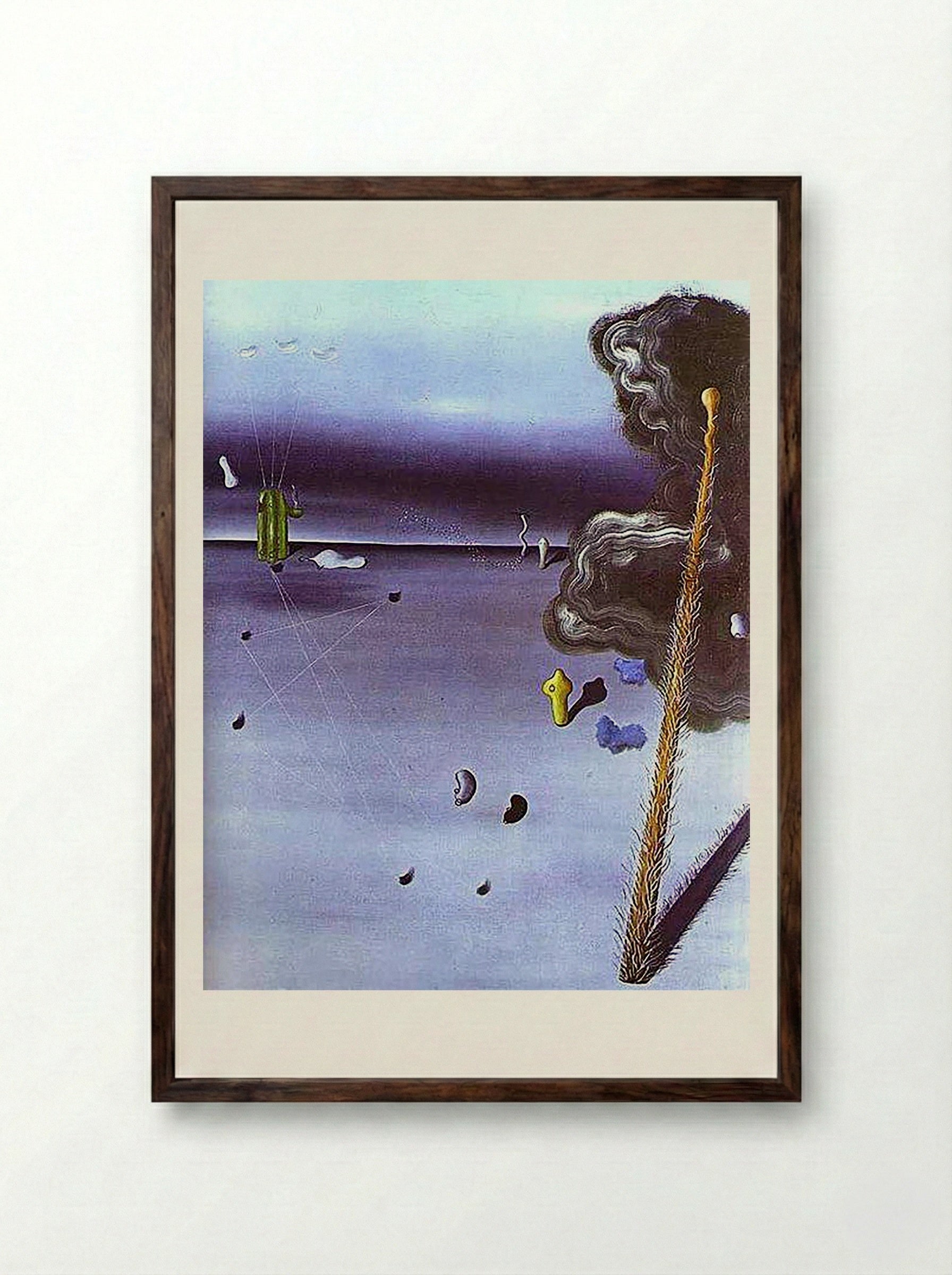 Mama, Papa is Wounded! - Salvador Dalí - Framed Print Dark Wood