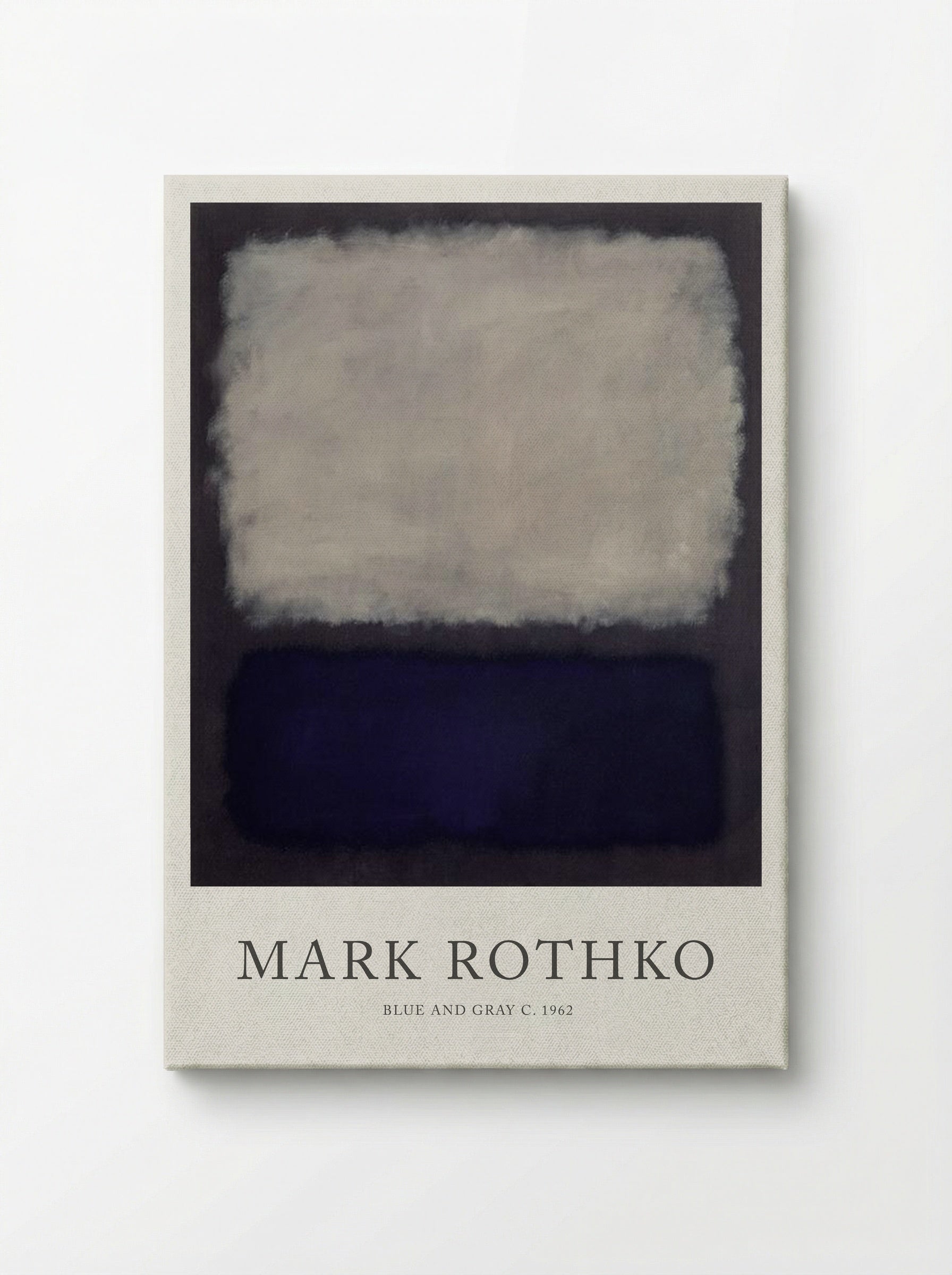 Blue and Gray - Mark Rothko - Canvas