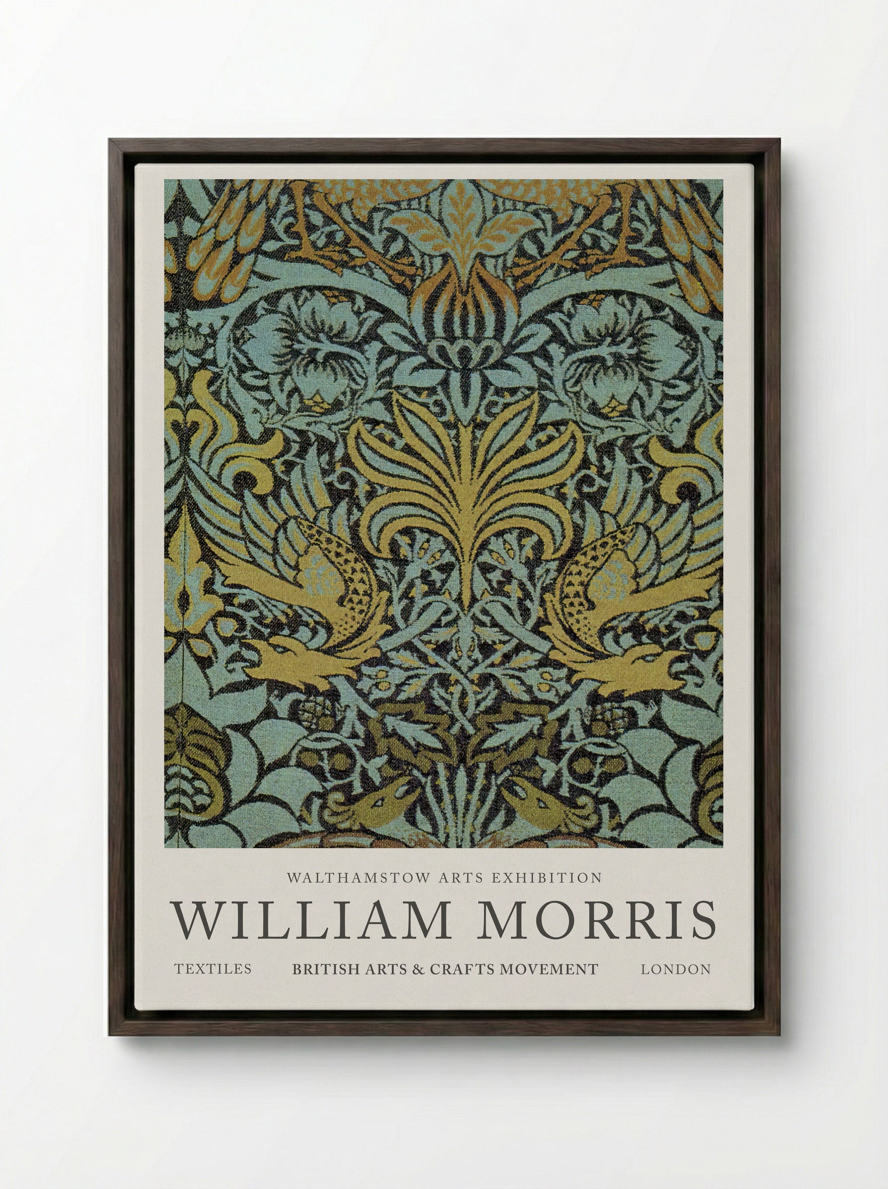 Peacock and Dragon Woven Wool Furnishing Fabric - William Morris