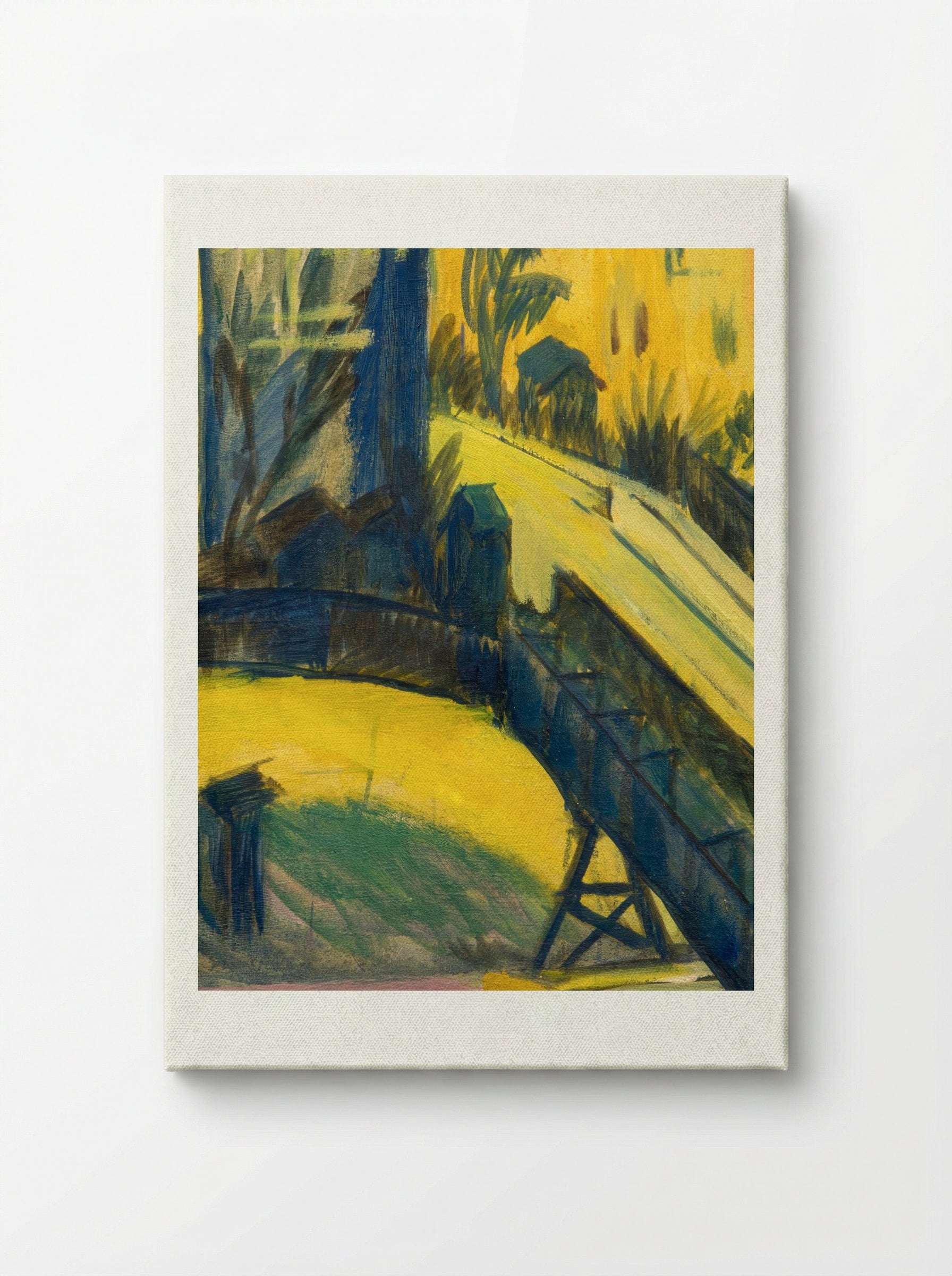 View from the Window - Ernst Ludwig Kirchner - Canvas