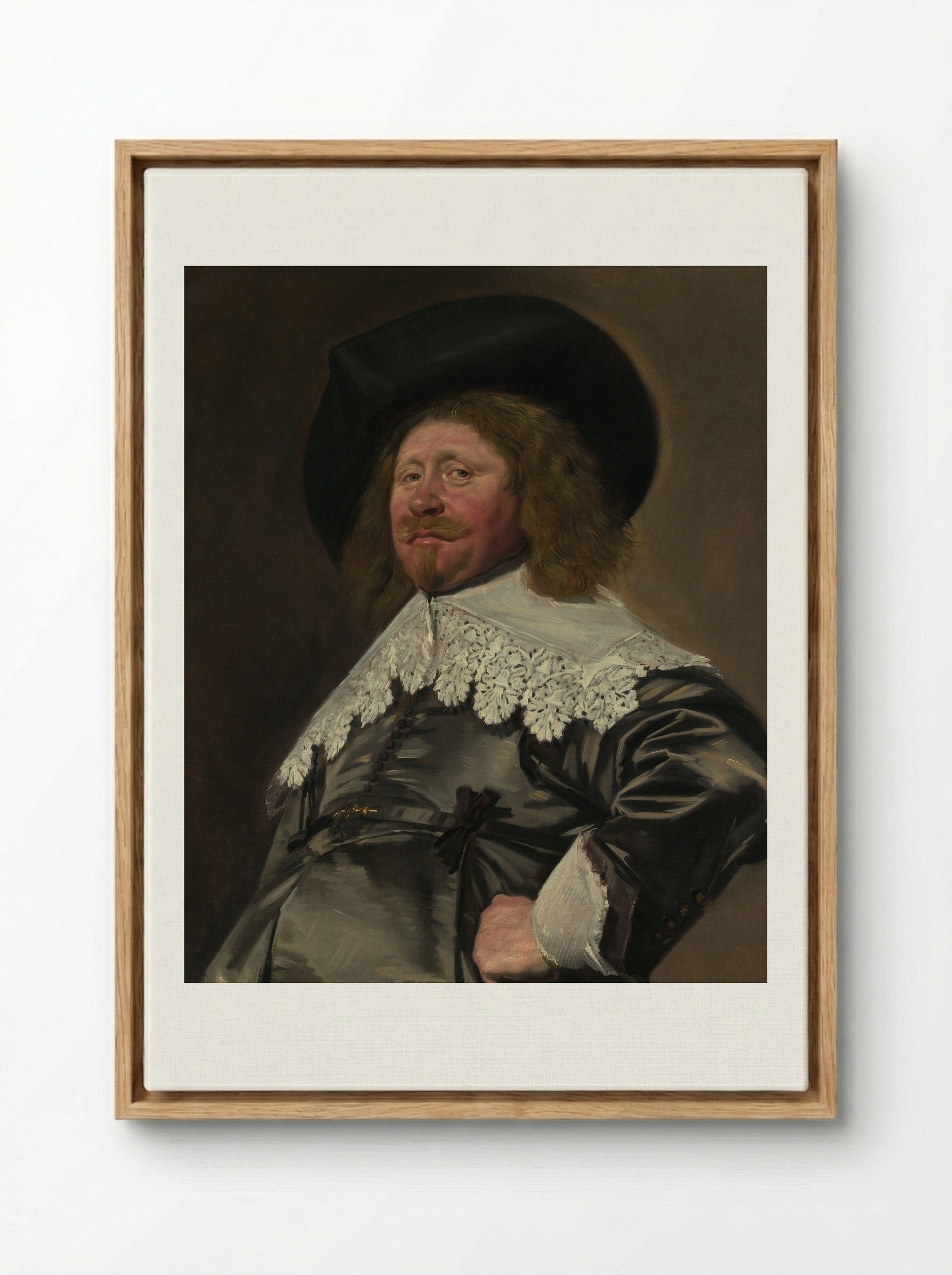 Claes Duyst van Voorhout - Frans Hals - Framed Canvas Wood
