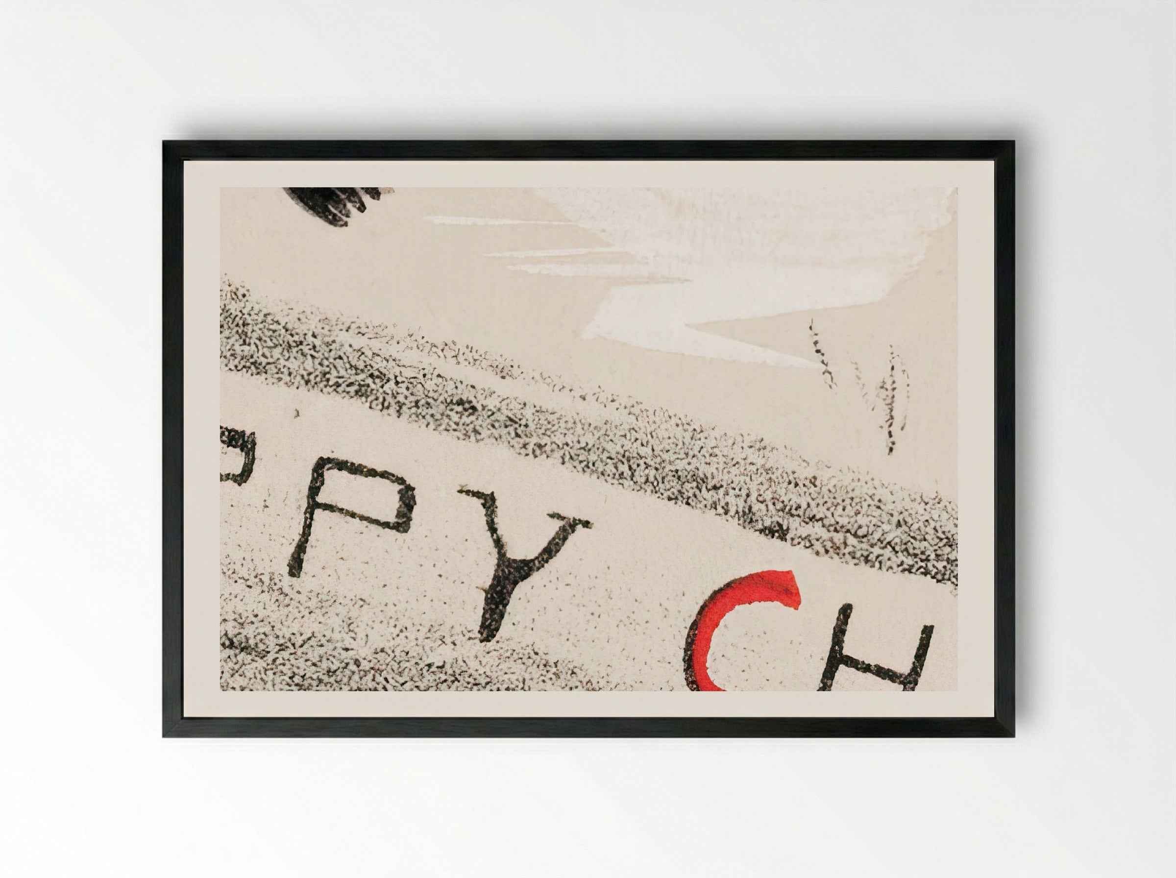 Christmas Card with Four Crows - Theo van Hoytema - Framed Print Black