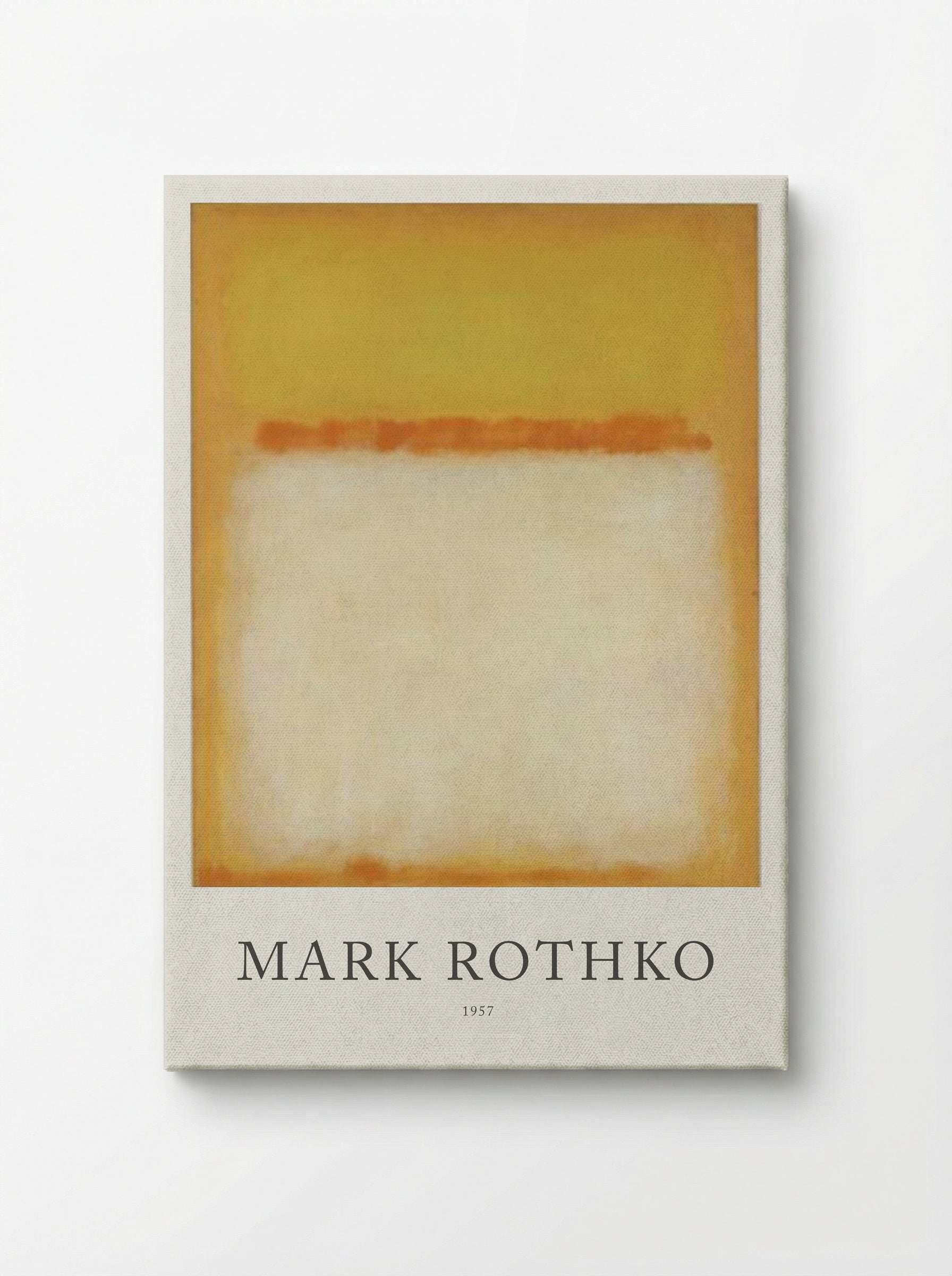 Untitled (Yellow, Orange, White) - Mark Rothko - Canvas