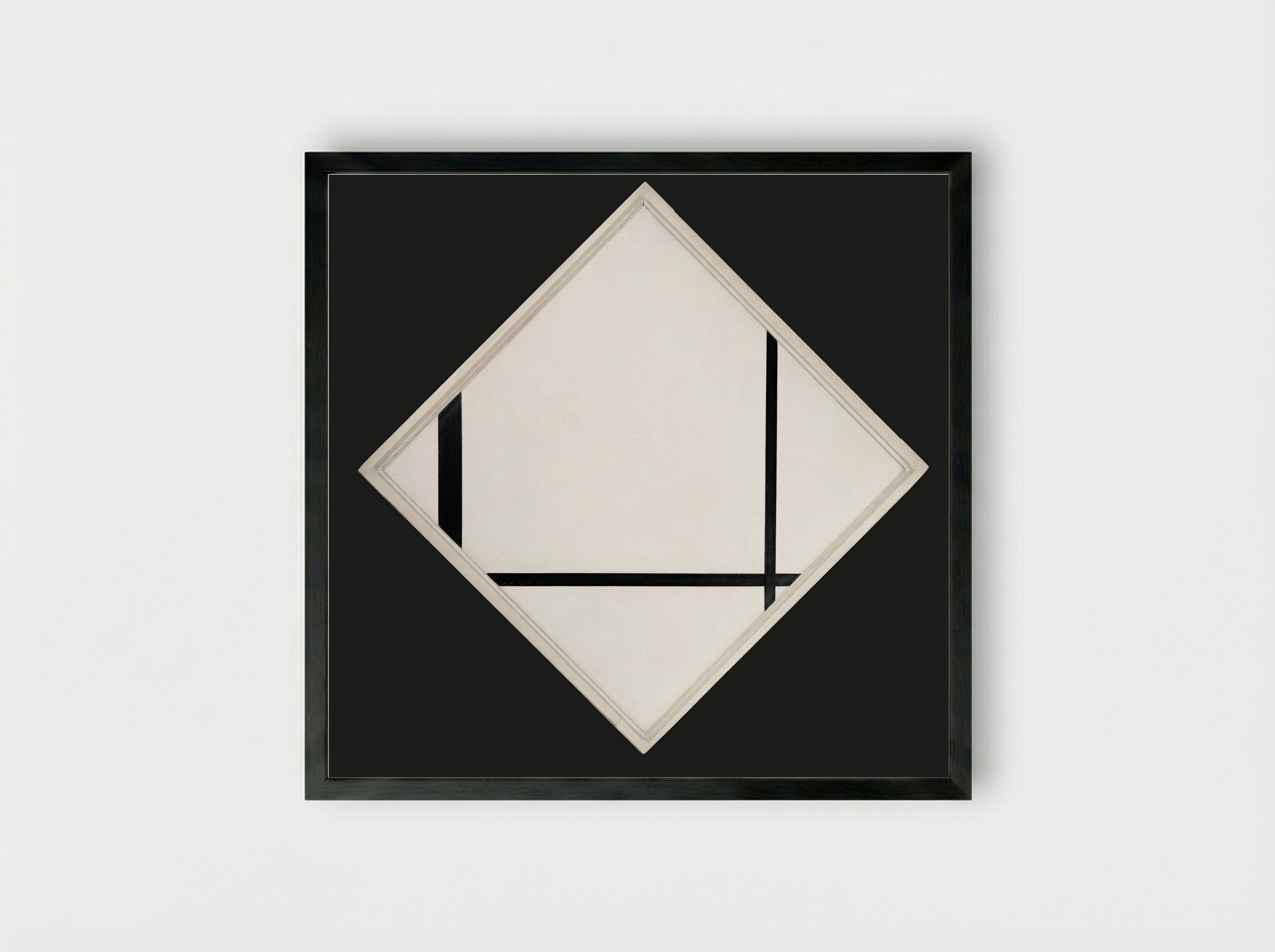 Fox Trot A - Piet Mondrian - Framed Print Black
