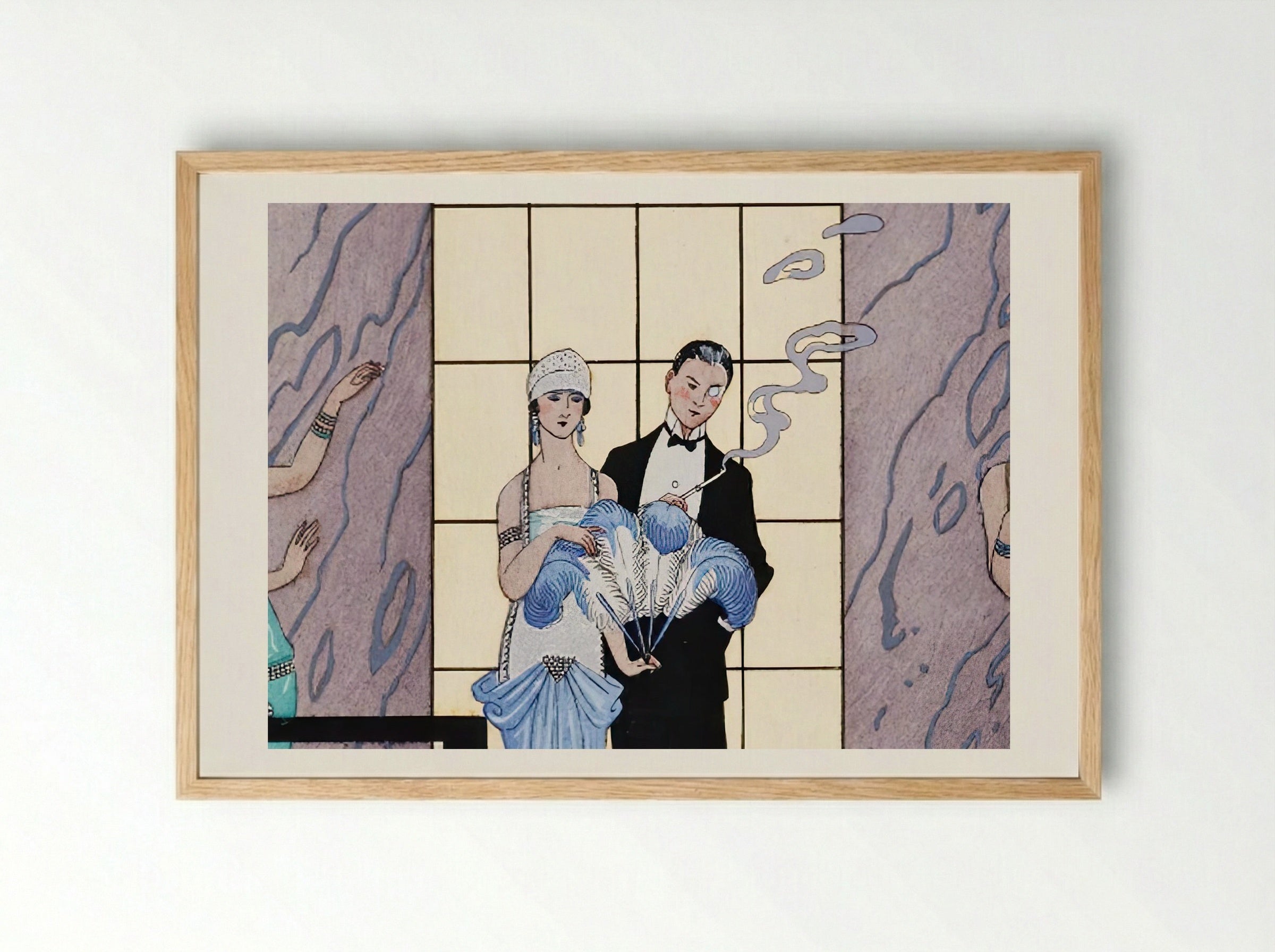 Au Revoir - George Barbier - Framed Print Wood