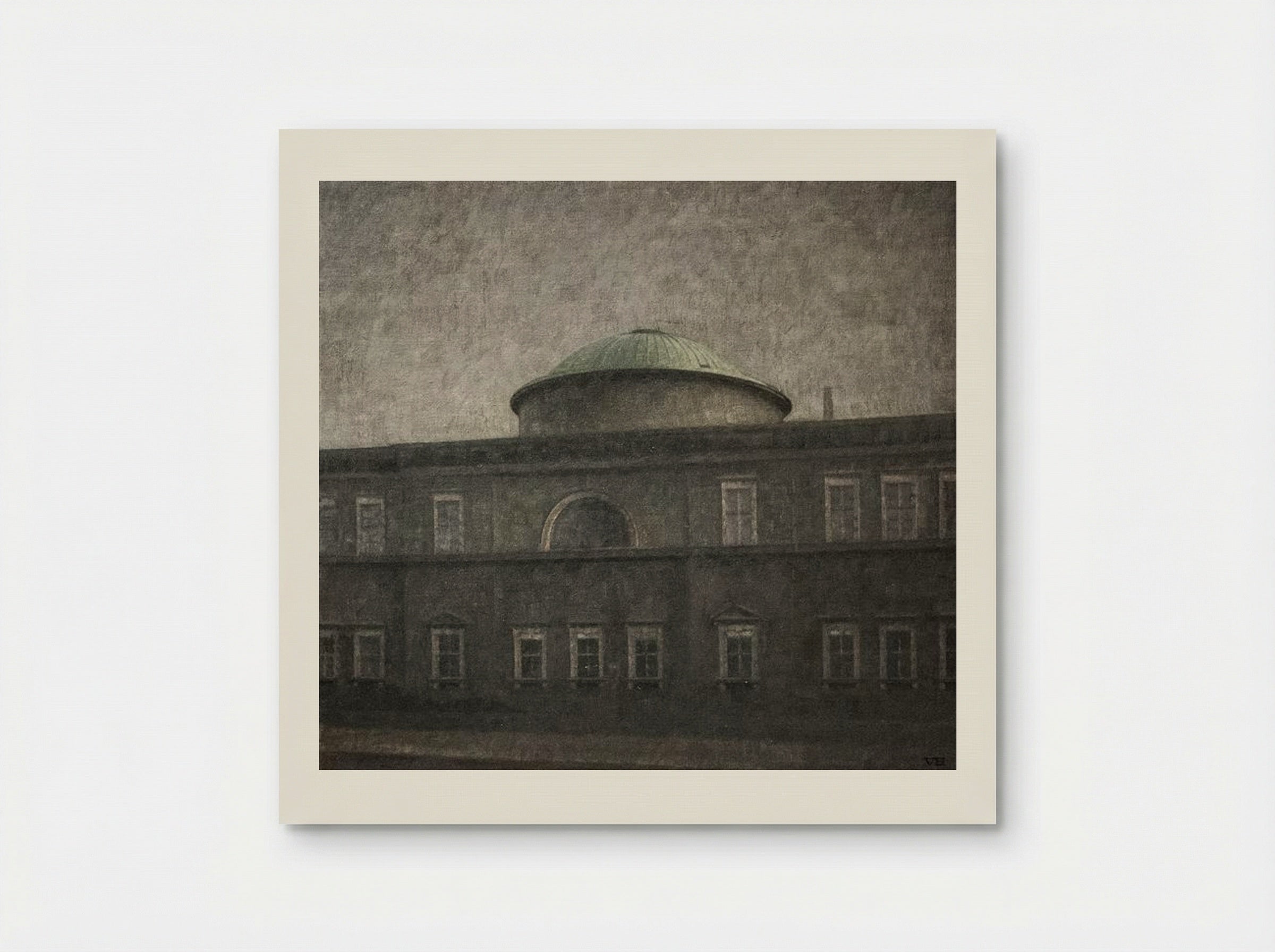 The Royal Palace Church in Copenhagen - Vilhelm Hammershøi - Poster