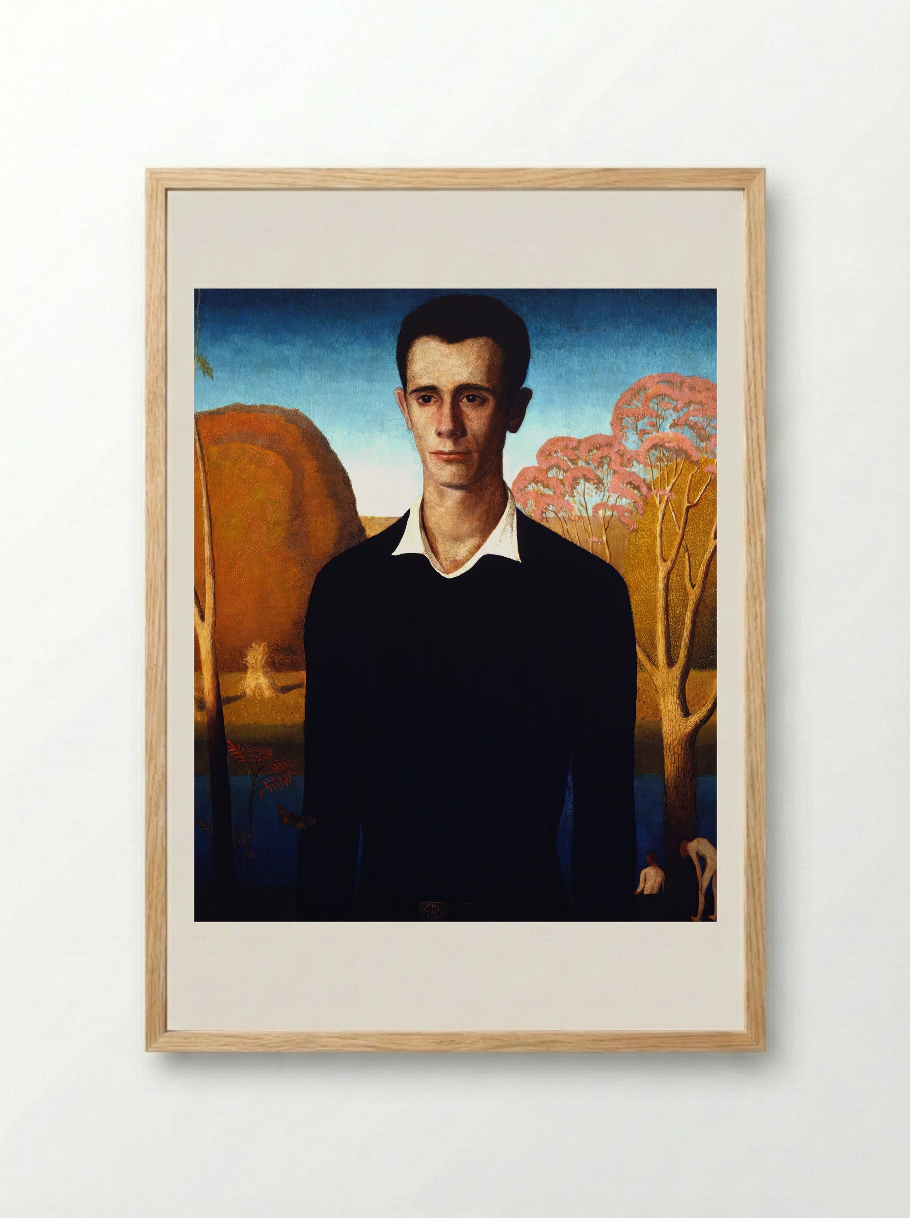 Arnold Comes of Age - Grant Wood - Framed Print Wood