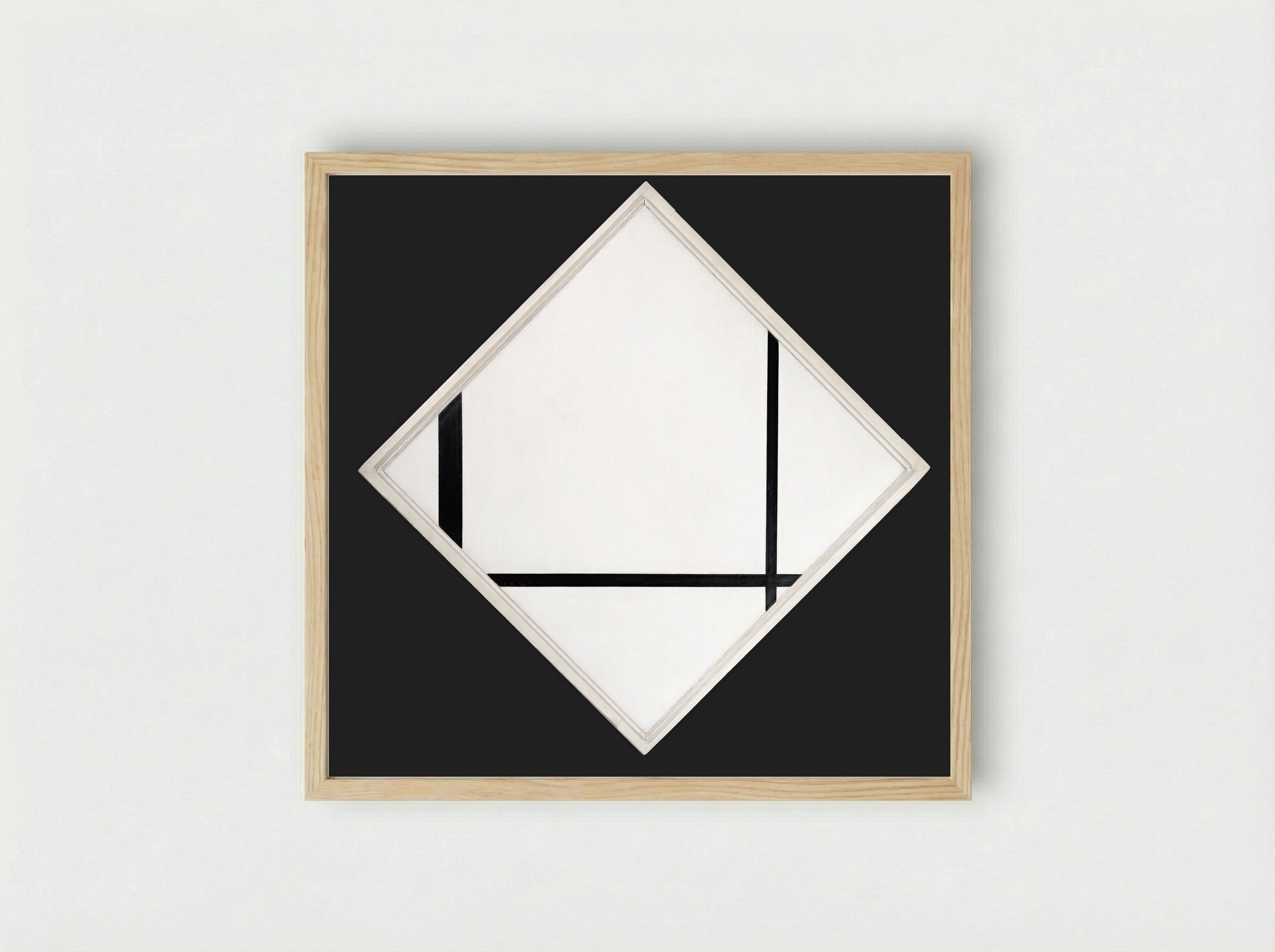 Fox Trot A - Piet Mondrian - Framed Print Wood