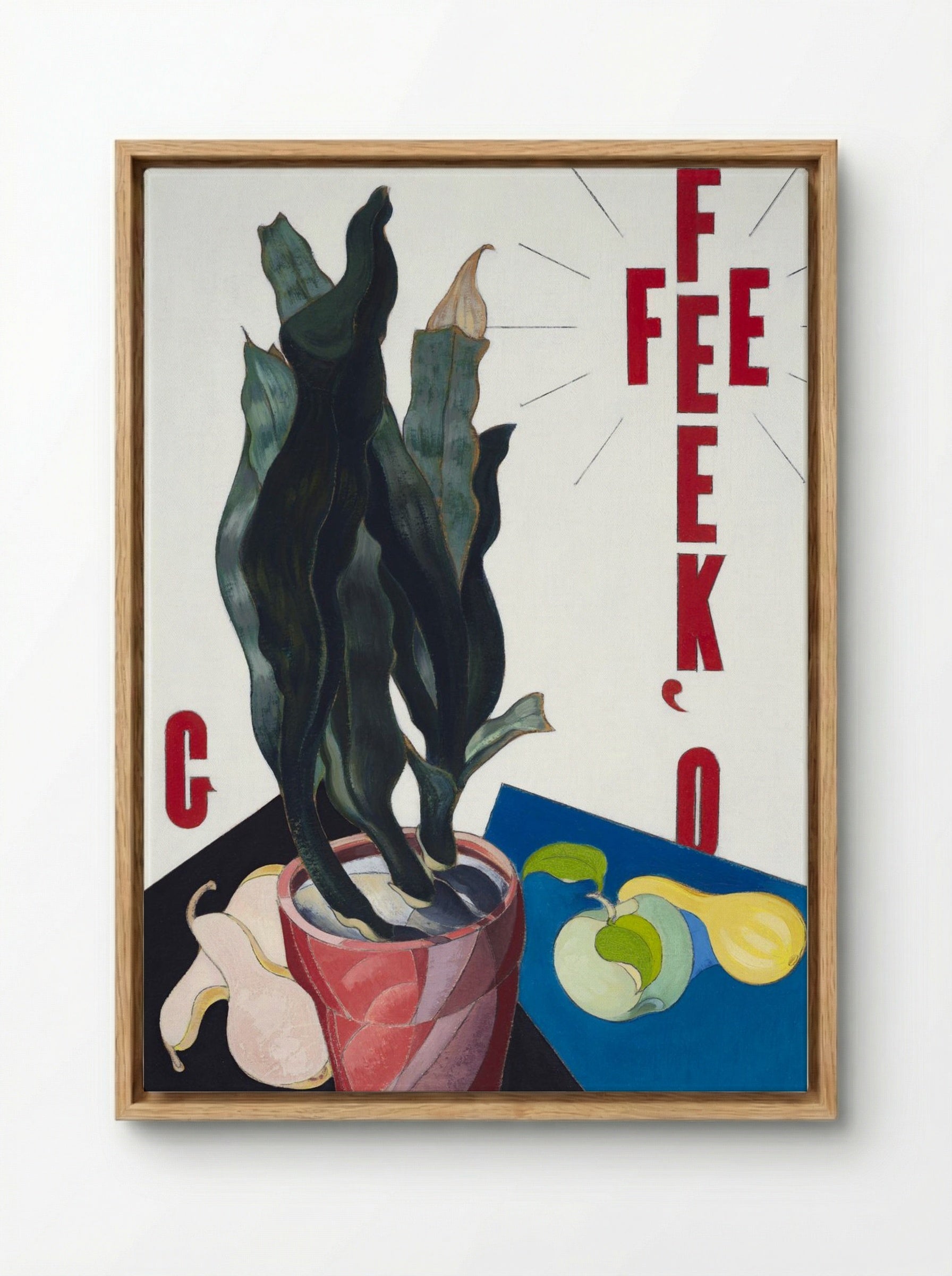 O'Keeffe (1923-1924) - Charles Demuth - Framed Canvas Wood