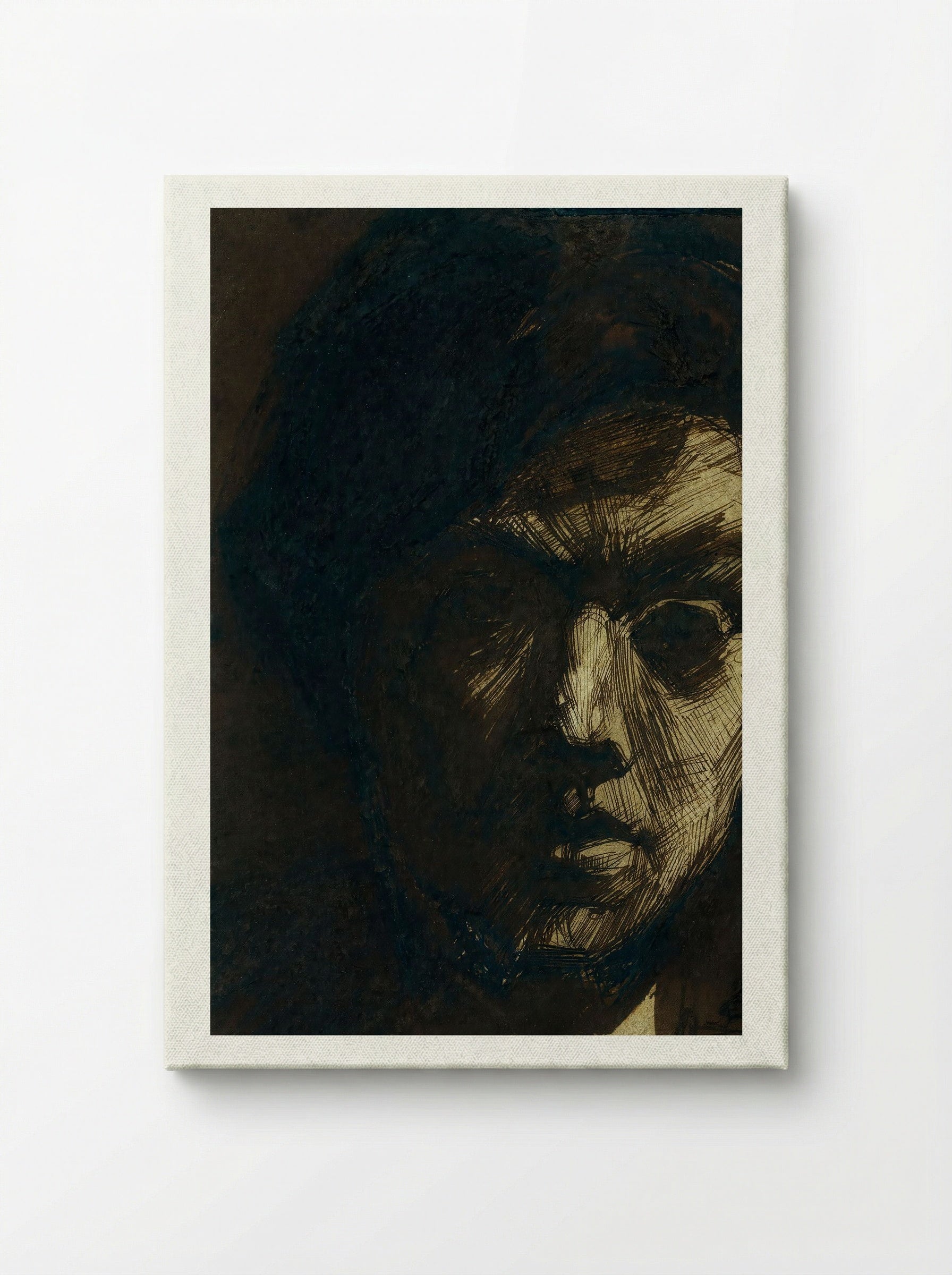 Self-Portrait of the Painter Jan Toorop - Jan Toorop - Canvas