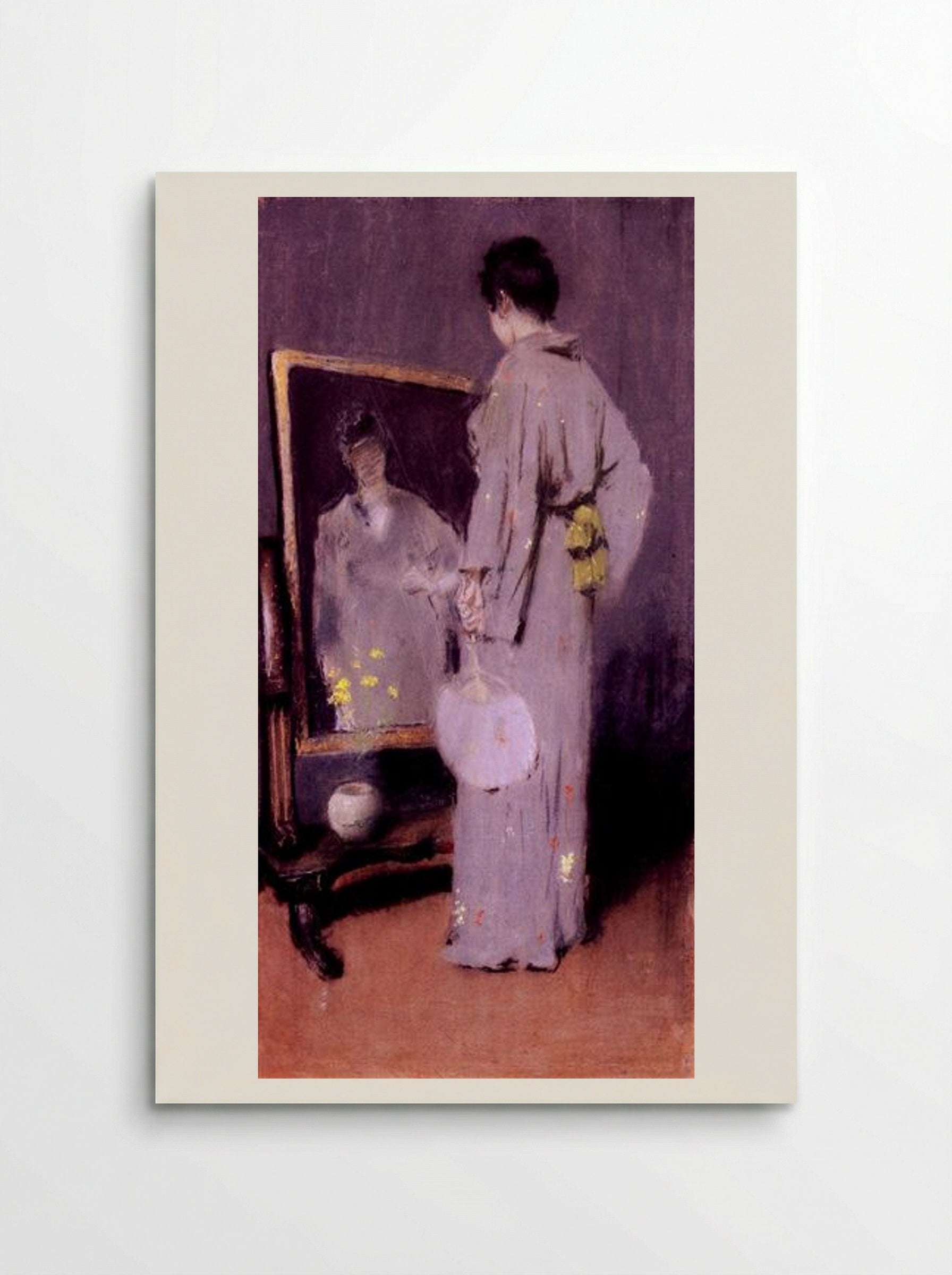 Making Her Toilet - William Merritt Chase - Poster