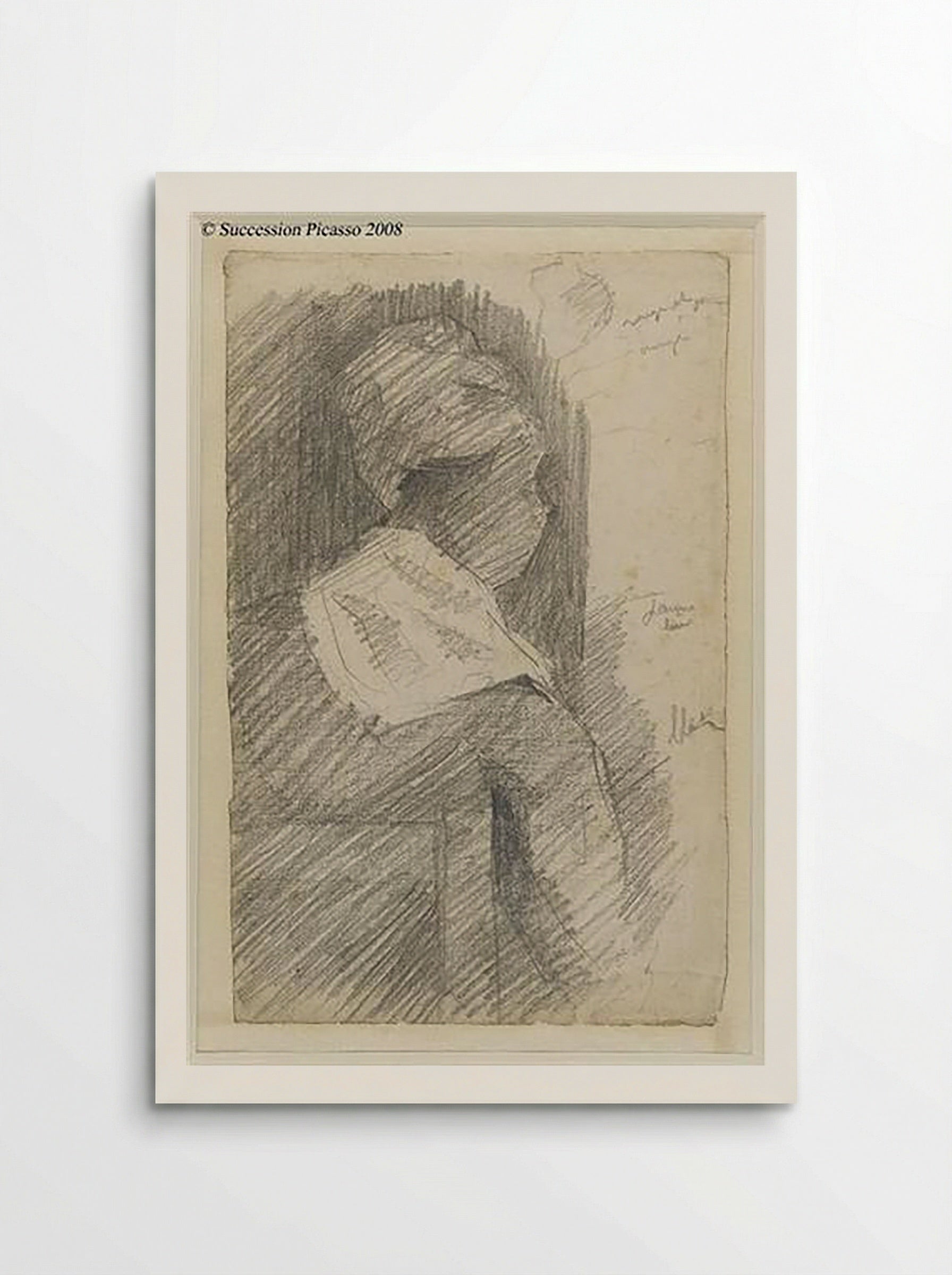 Study of a Woman from Behind - Pablo Picasso - Poster