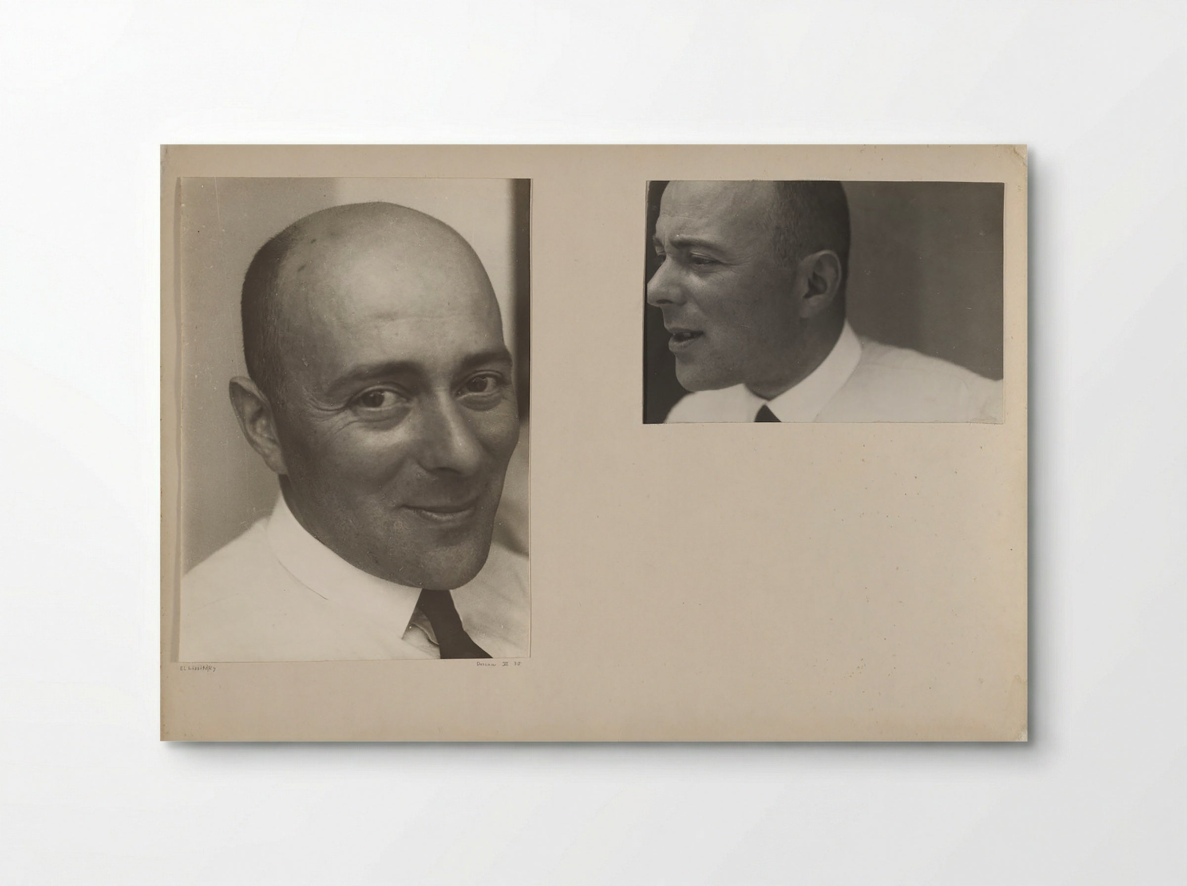 Self-Portrait, Dessau - El Lissitzky - Poster