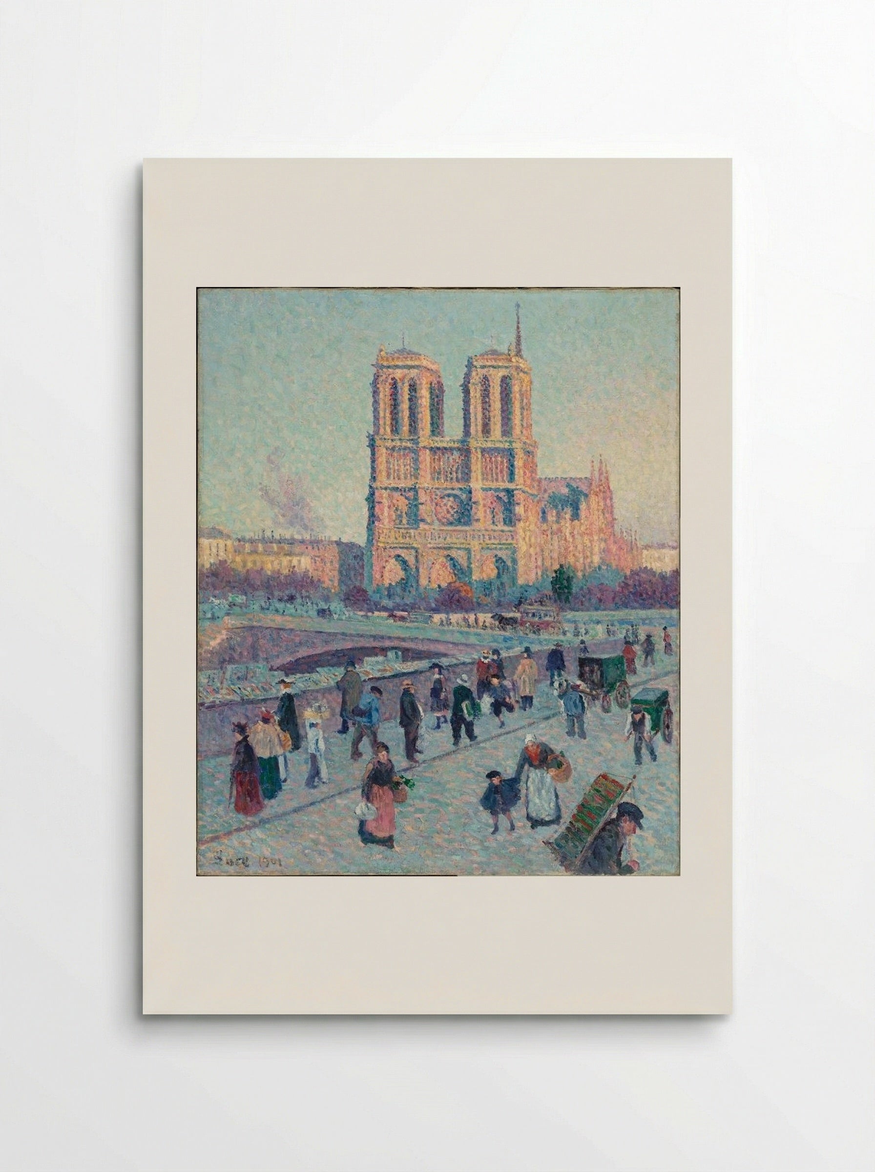Le Quai Saint-Michel et Notre-Dame - Maximilien Luce - Poster