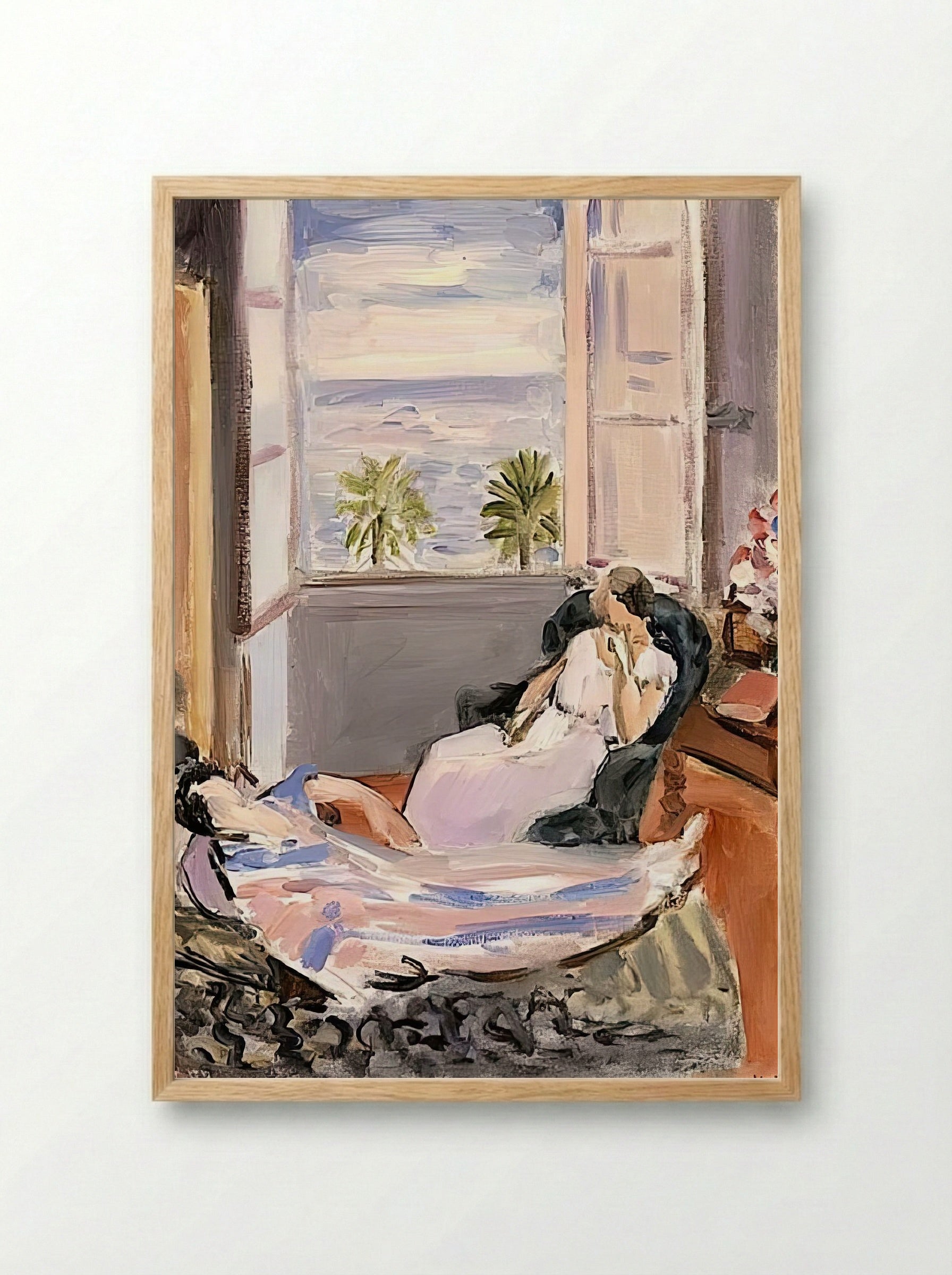Confidence by Henri Matisse – Fauvist Figurative Expression Print - Framed Print Wood