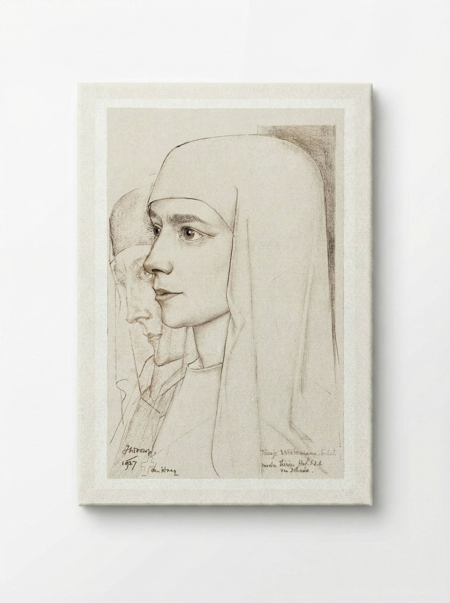 Portrait of Treesje Westermann - Jan Toorop - Canvas