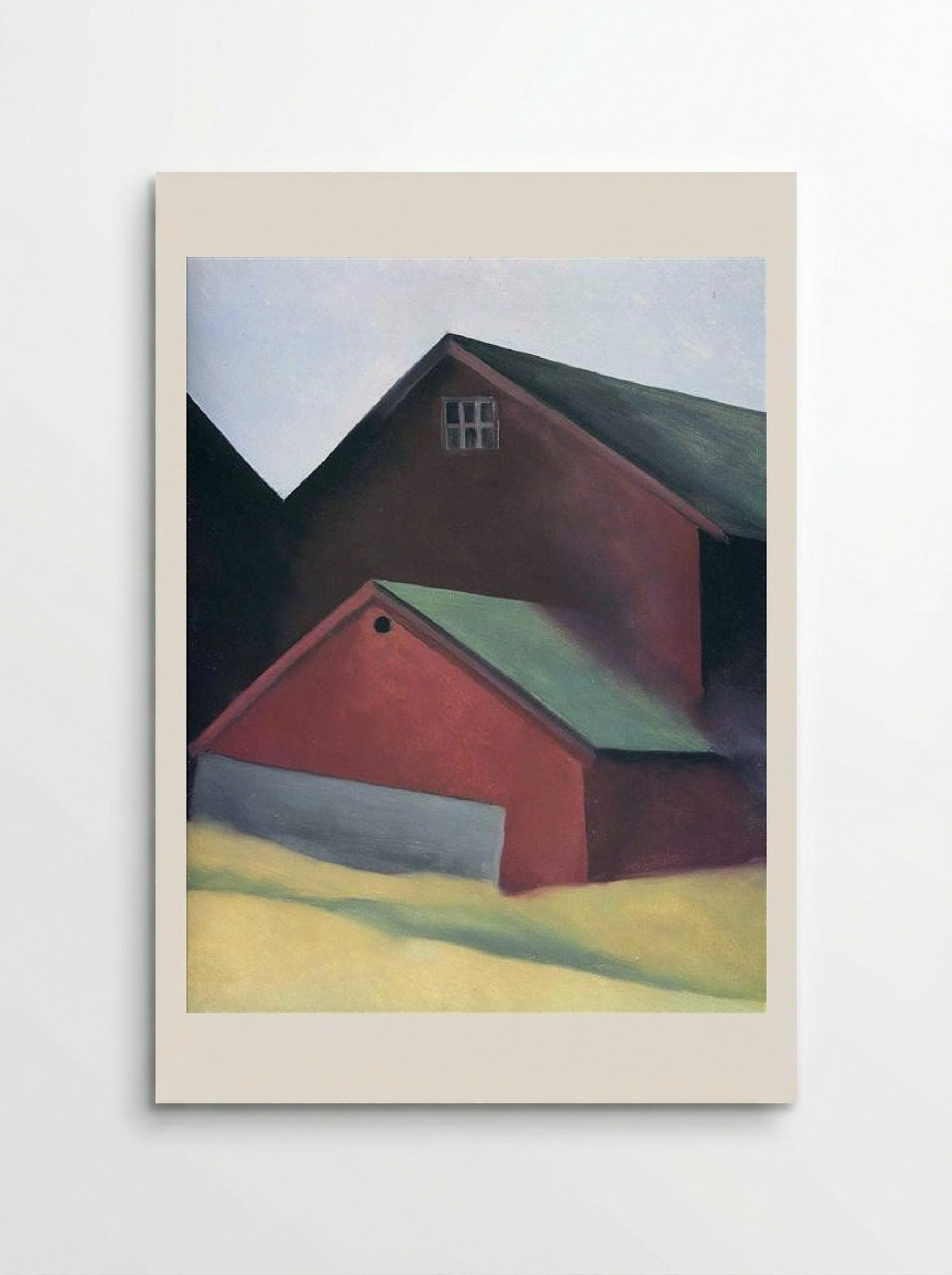 Ends Of Barns - Georgia O'Keeffe - Poster
