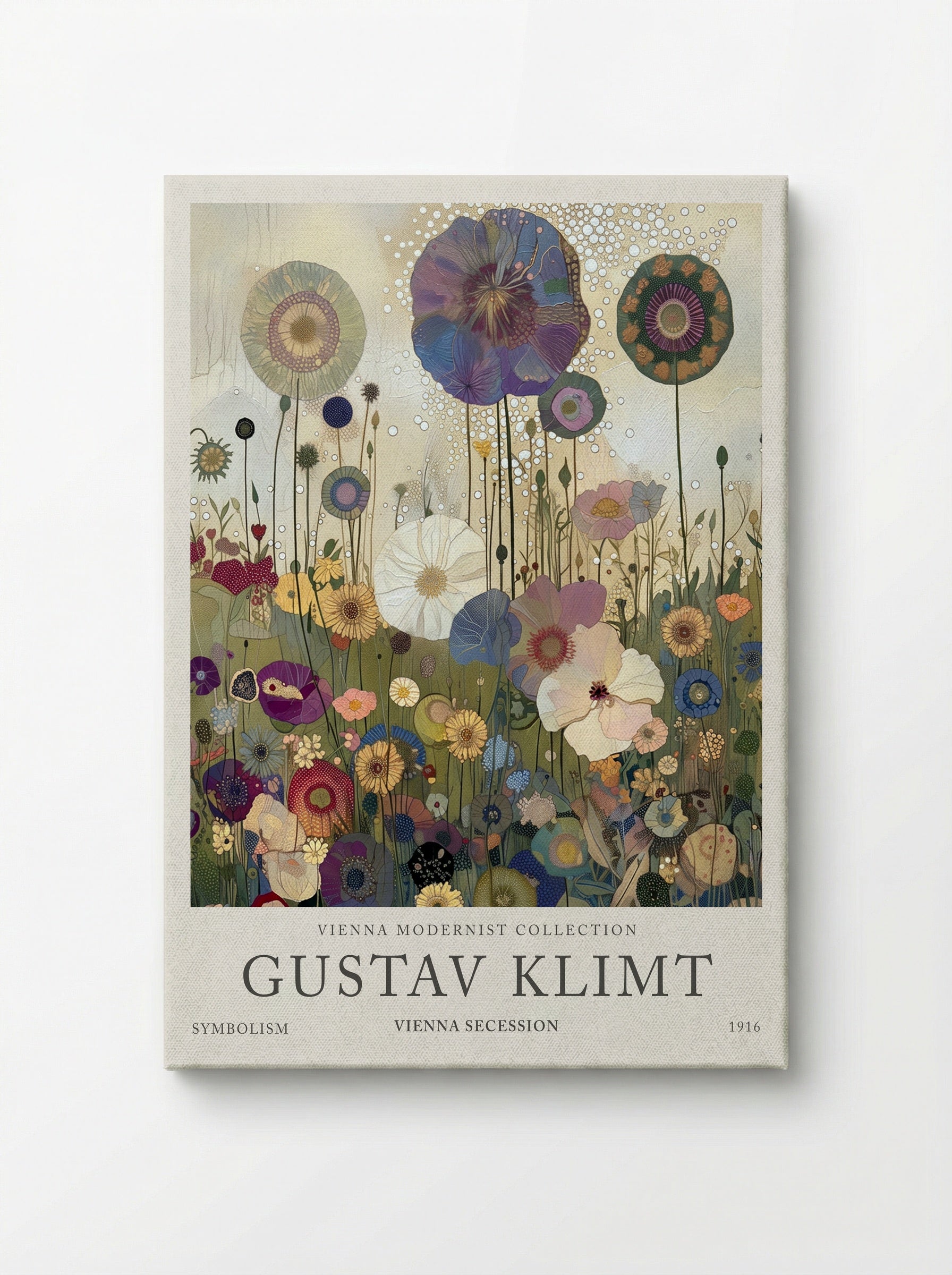 Golden Meadow Bloom – Gustav Klimt - Canvas