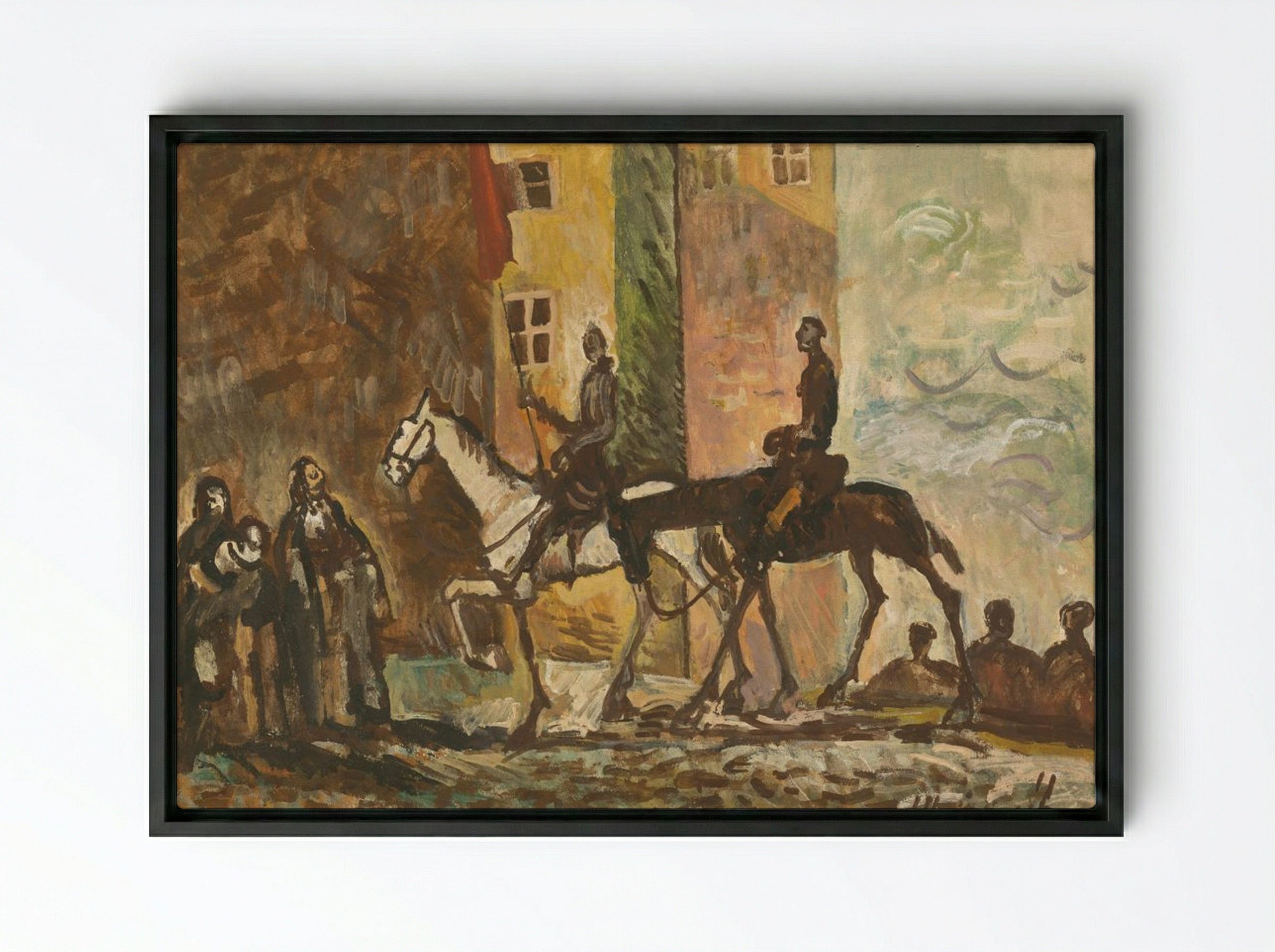 Victorious Return - Cyprián Majerník - Framed Canvas Black