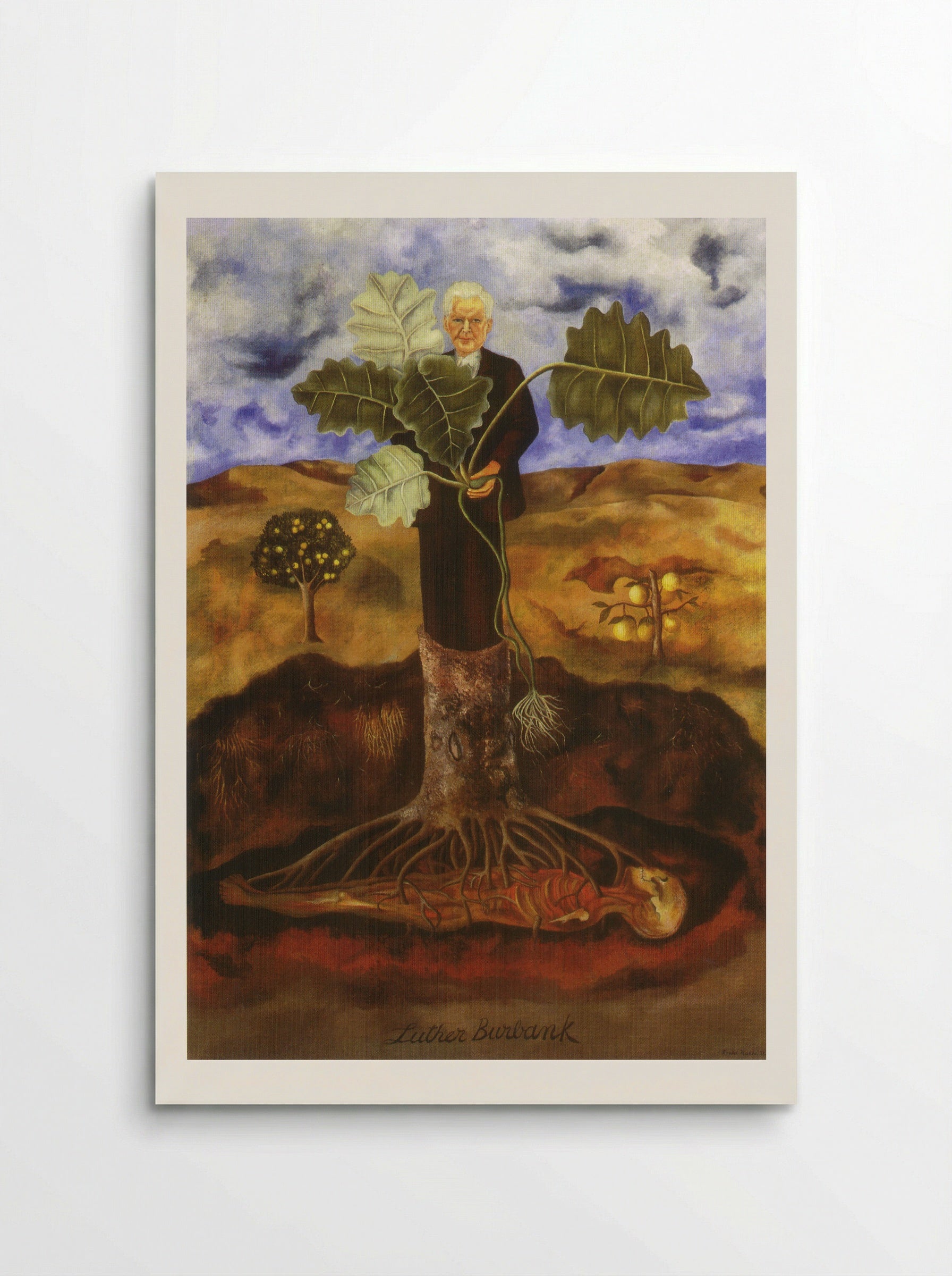 Portrait of Luther Burbank - Frida Kahlo - Poster