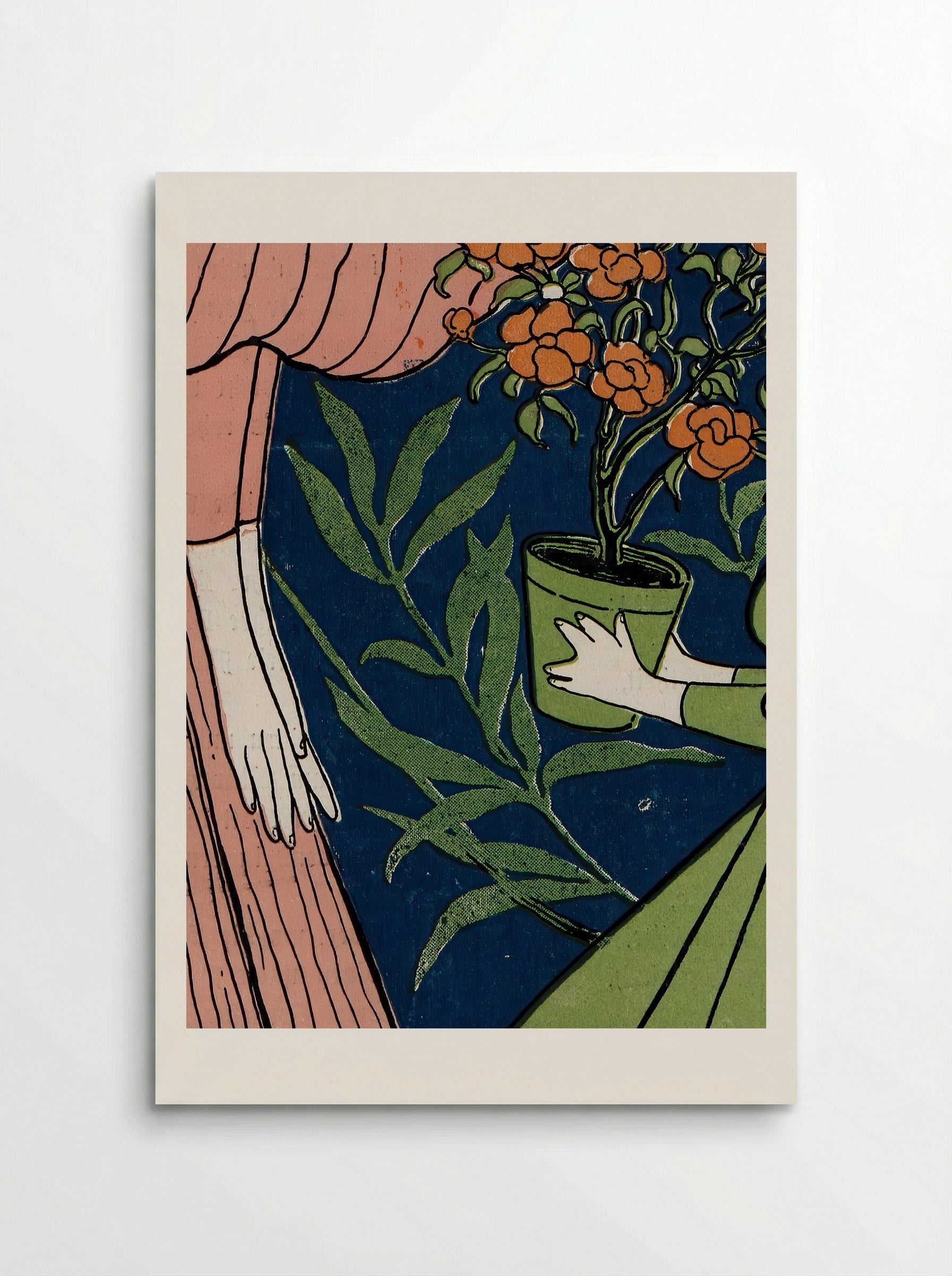 Umschlag der Kunst- und Literaturzeitschrift Jugend - Hans Thoma - Poster